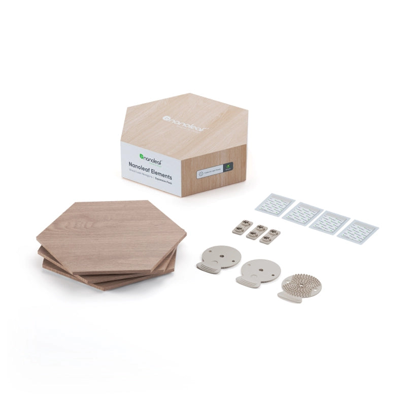 NANOLEAF (3 Panels) Wooden Hexagons Expansion Pack