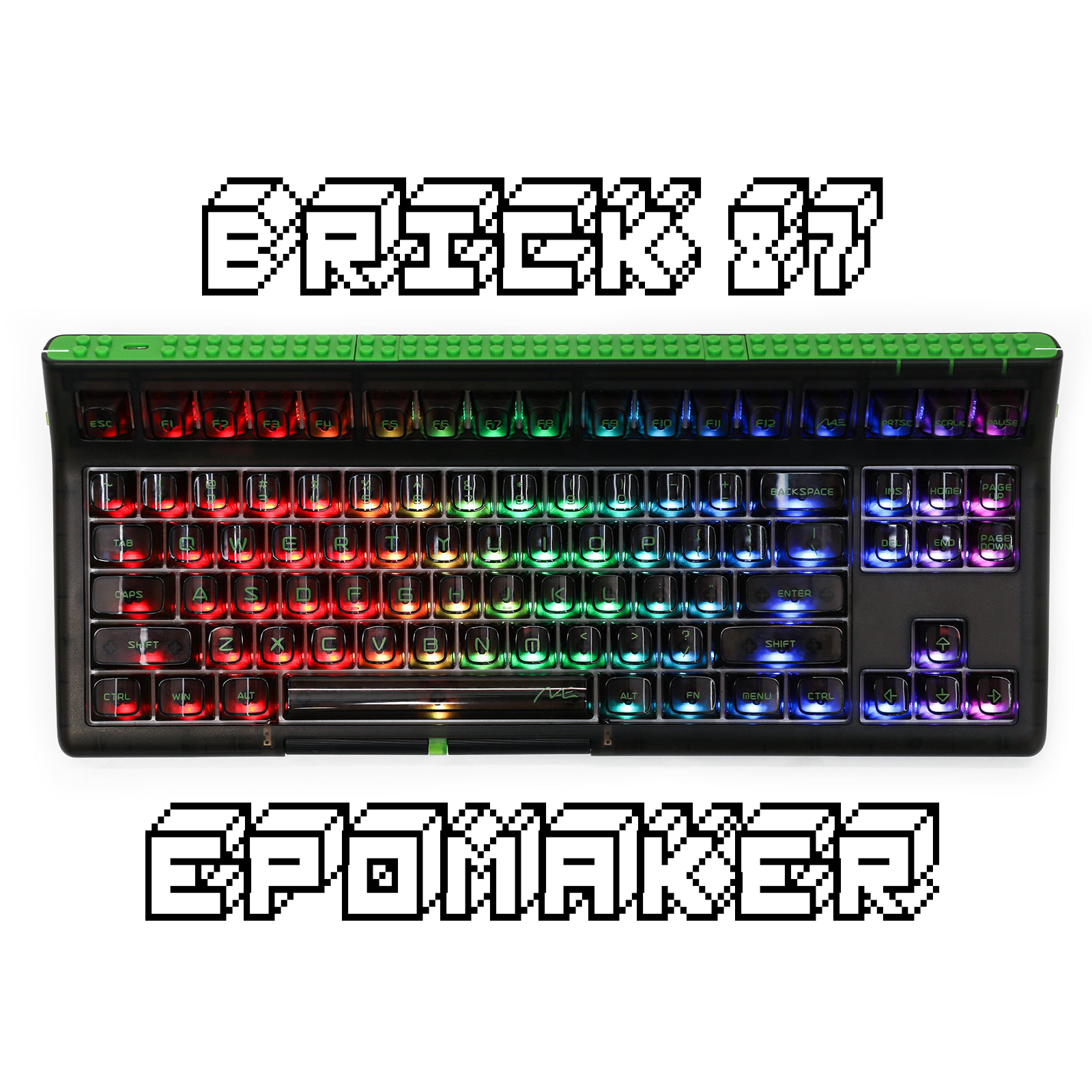 EPOMAKER BRICK87 Inclined Lego Tri-mode OEM Gaming Keyboard