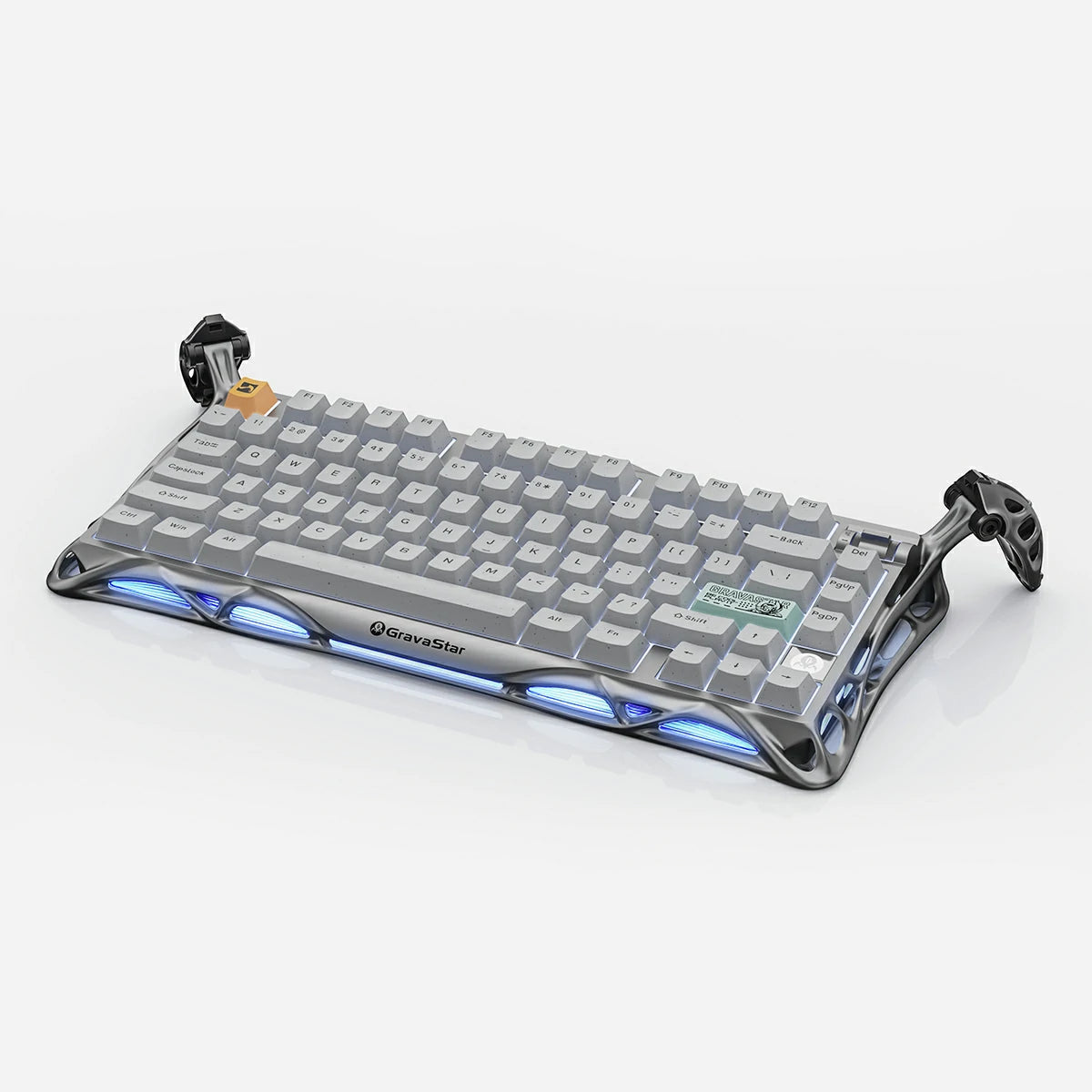 Gravastar Mercury K1 Pro Wireless Gaming Keyboard (Cyberpunk/Concrete)