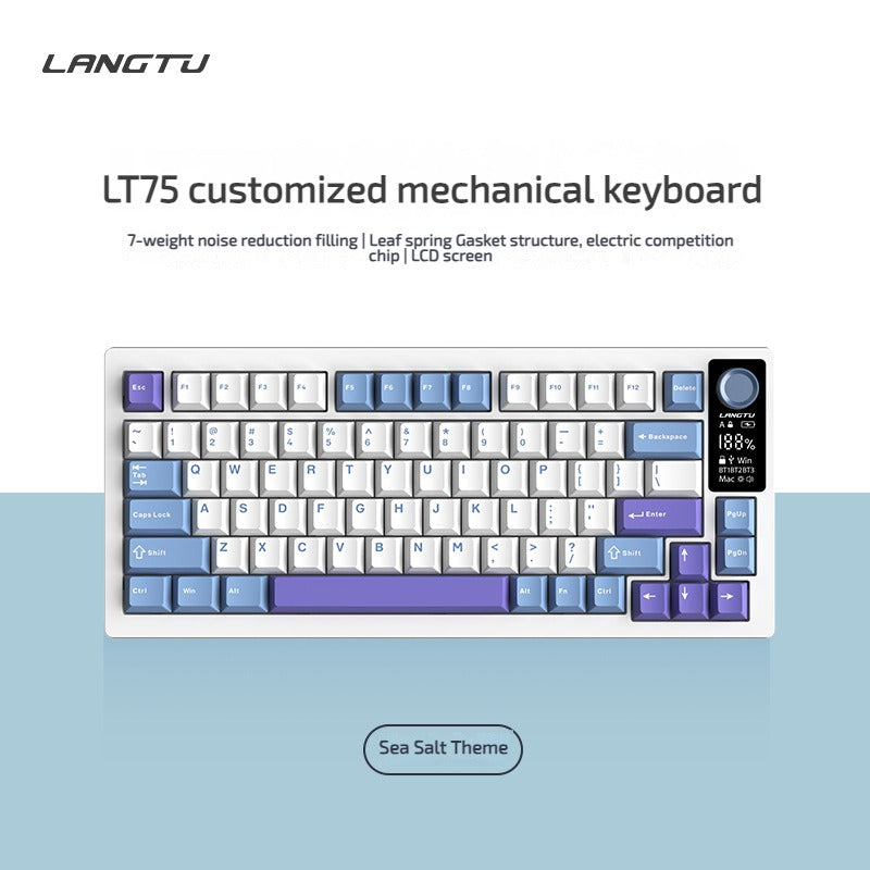 Langtu LT75 Elite Wireless Gaming keyboard with LCD Screen