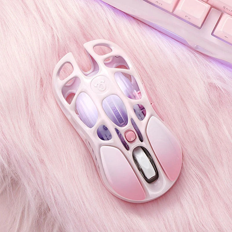 Gravastar M1 Rose Pink Wireless Mouse Magnesium Alloy Gaming Mouse