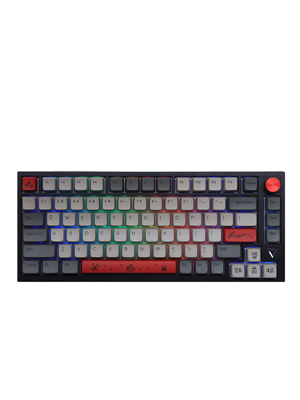 Ajazz AK816 Pro Wireless Mechanical 75% Full RGB + Rotary Knob 81 Keys Keyboard