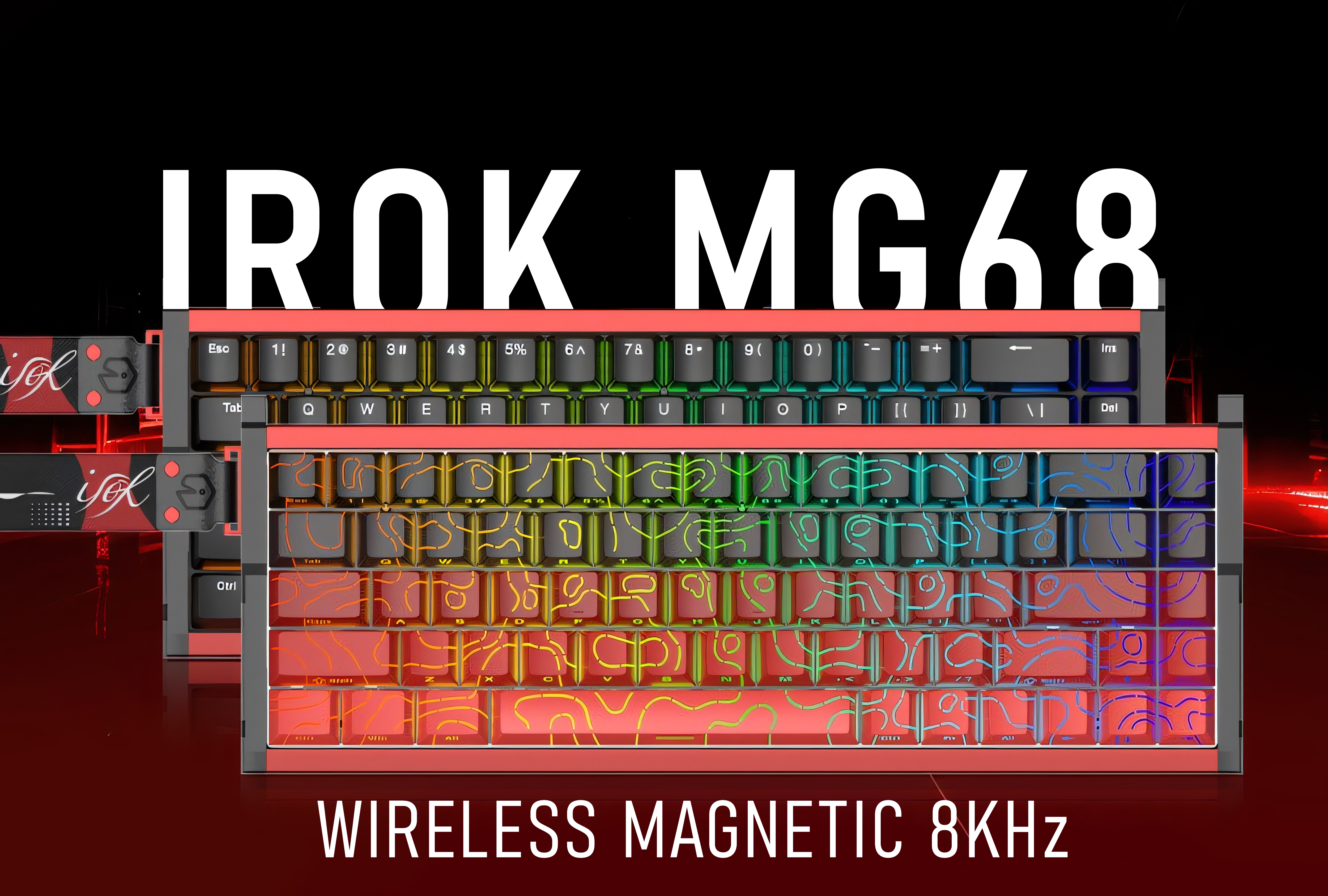 IROK MG68 MAX/PRO Wireless Magnetic Aluminum E-sports Keyboard