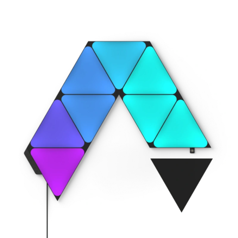 NANOLEAF (9 Panels) Black Ultra Triangles Starter Kit