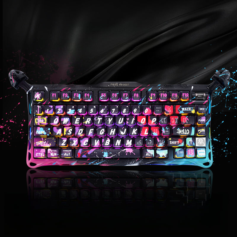 Gravastar Watt 75Pro Neon 8KHz Magnetic Aluminum Gaming Keyboard