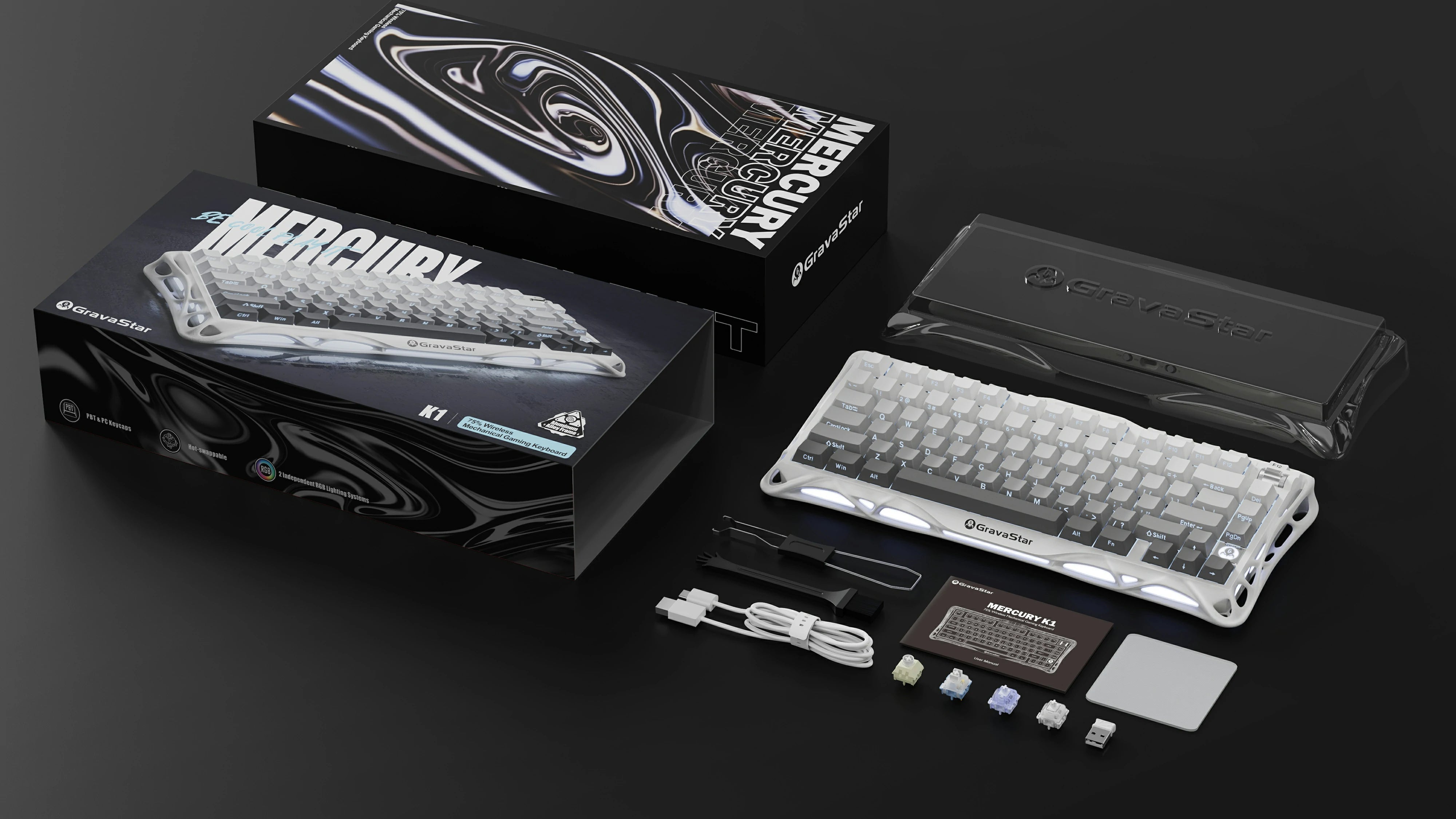 Gravity Planet Breaking Cocoon 75 Mechanical Keyboard K1