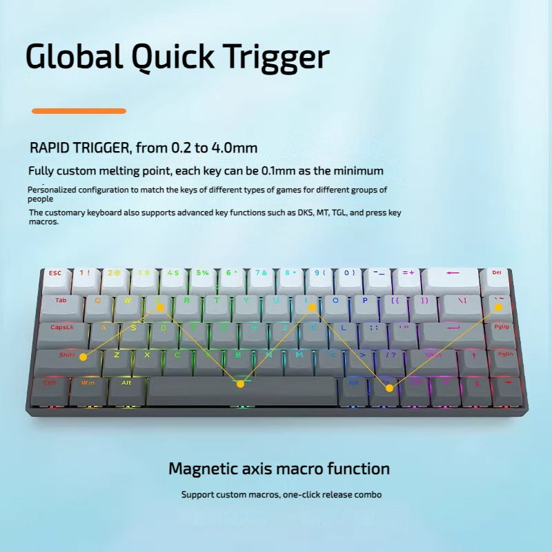Red Dragon M68 Magnetic Axis 8Khz Mechanical Keyboard