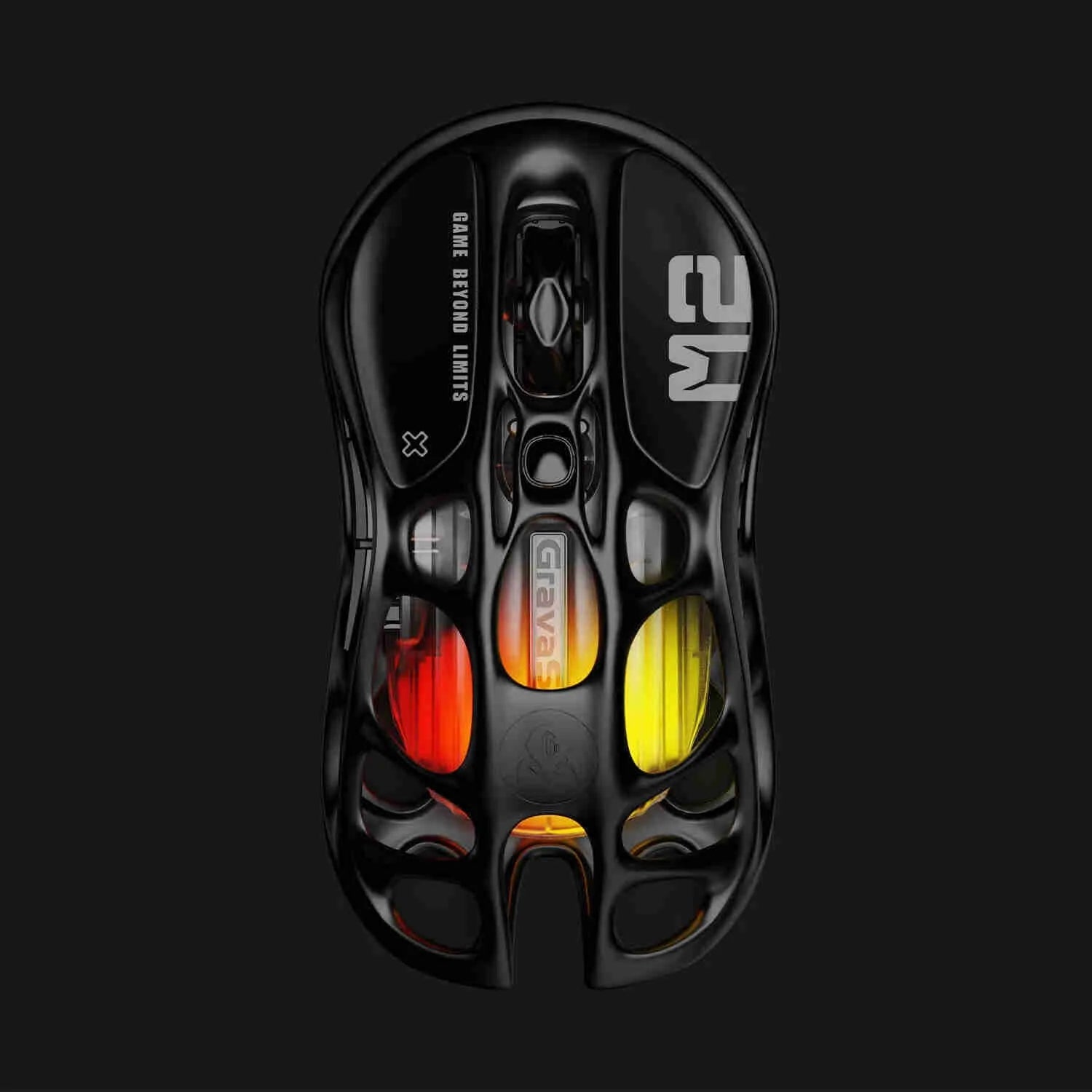 ( Clearance ) GravaStar Mercury M2 Wireless Gaming Mouse - Stealth Bla ...