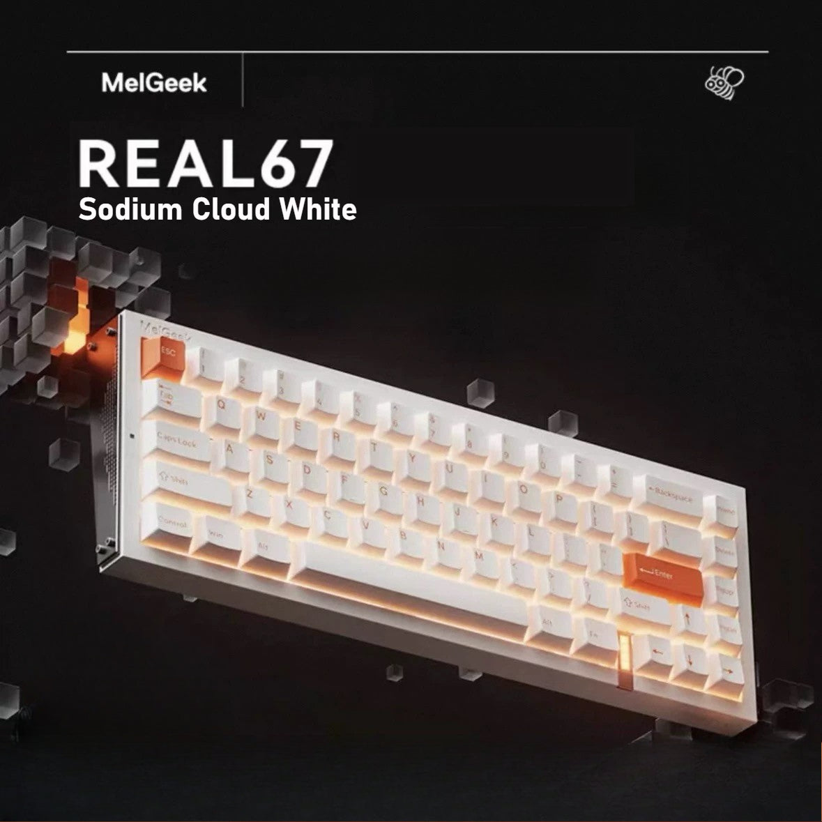 MelGeek REAL67 ナトリウムホワイト MelGeek MelGeek REAL67 Sodium (White) REAL67 - 製品詳細
