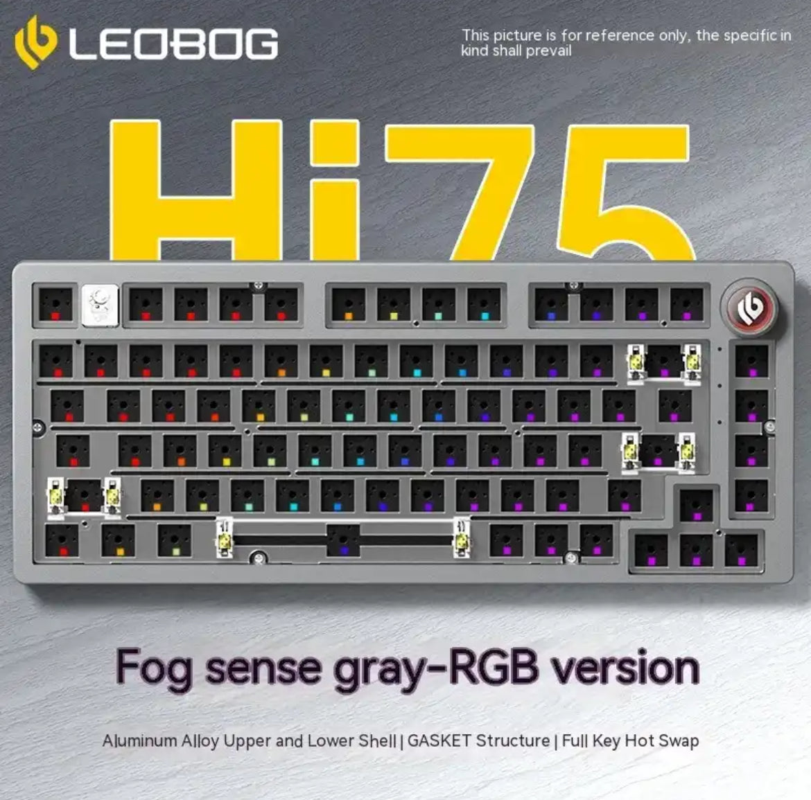 LEOBOG Hi75 Aluminum Alloy Wired Rgb Keyboard Kit – EL3BS7