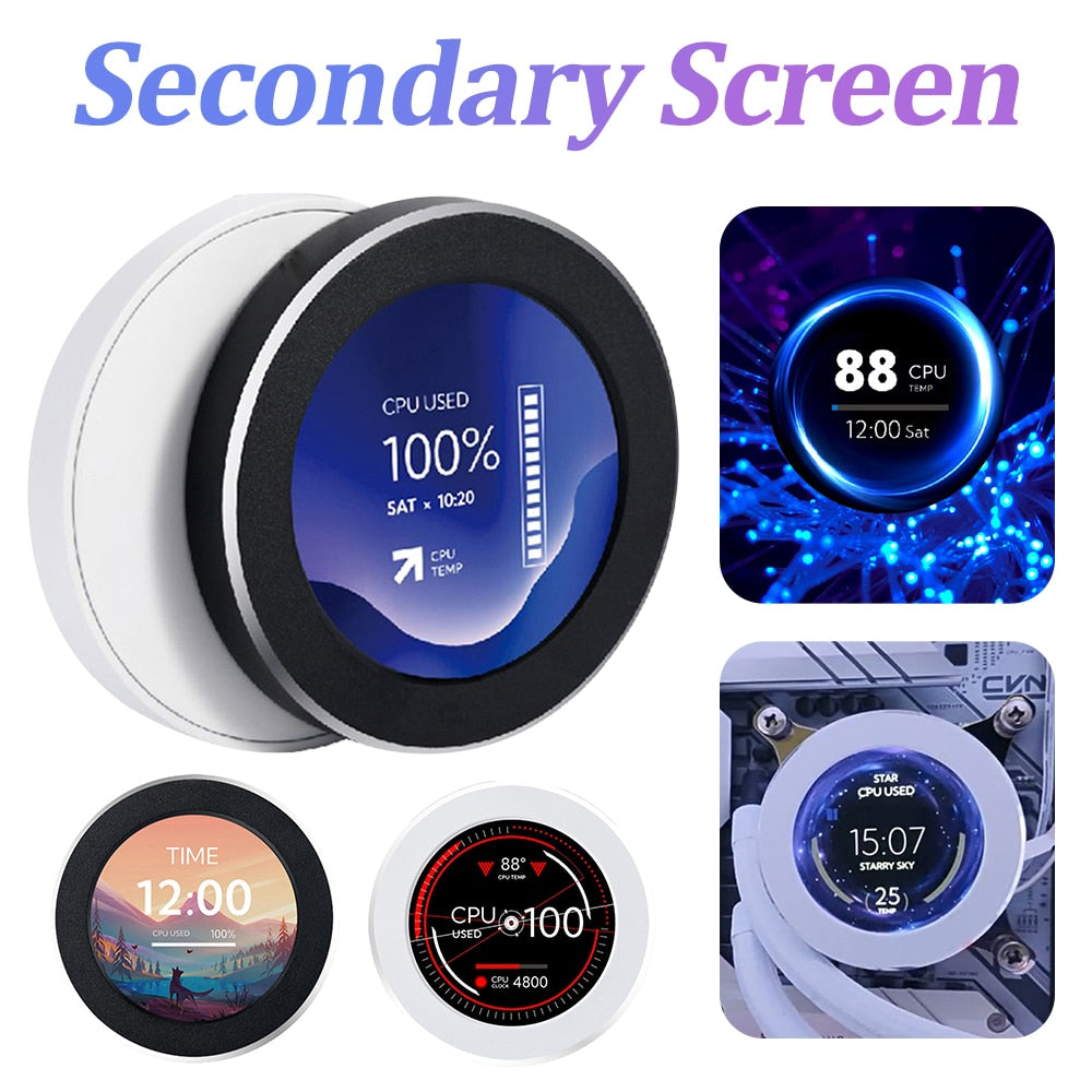 Dynamic Display Acc 2.1 Inch Cooler Round Screen IPS Dynamic Display – EL3BS7