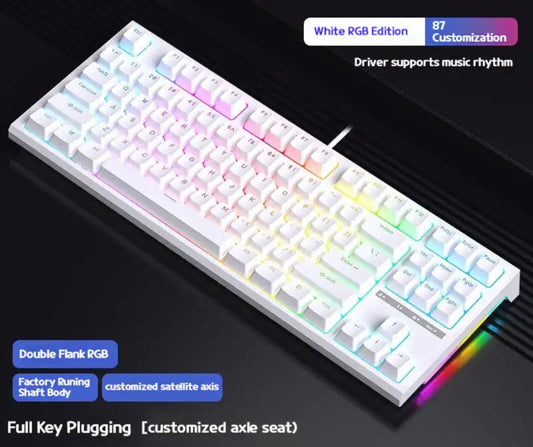 RK ROYAL KLUDGE R87 Mechanical Wired Keyboard