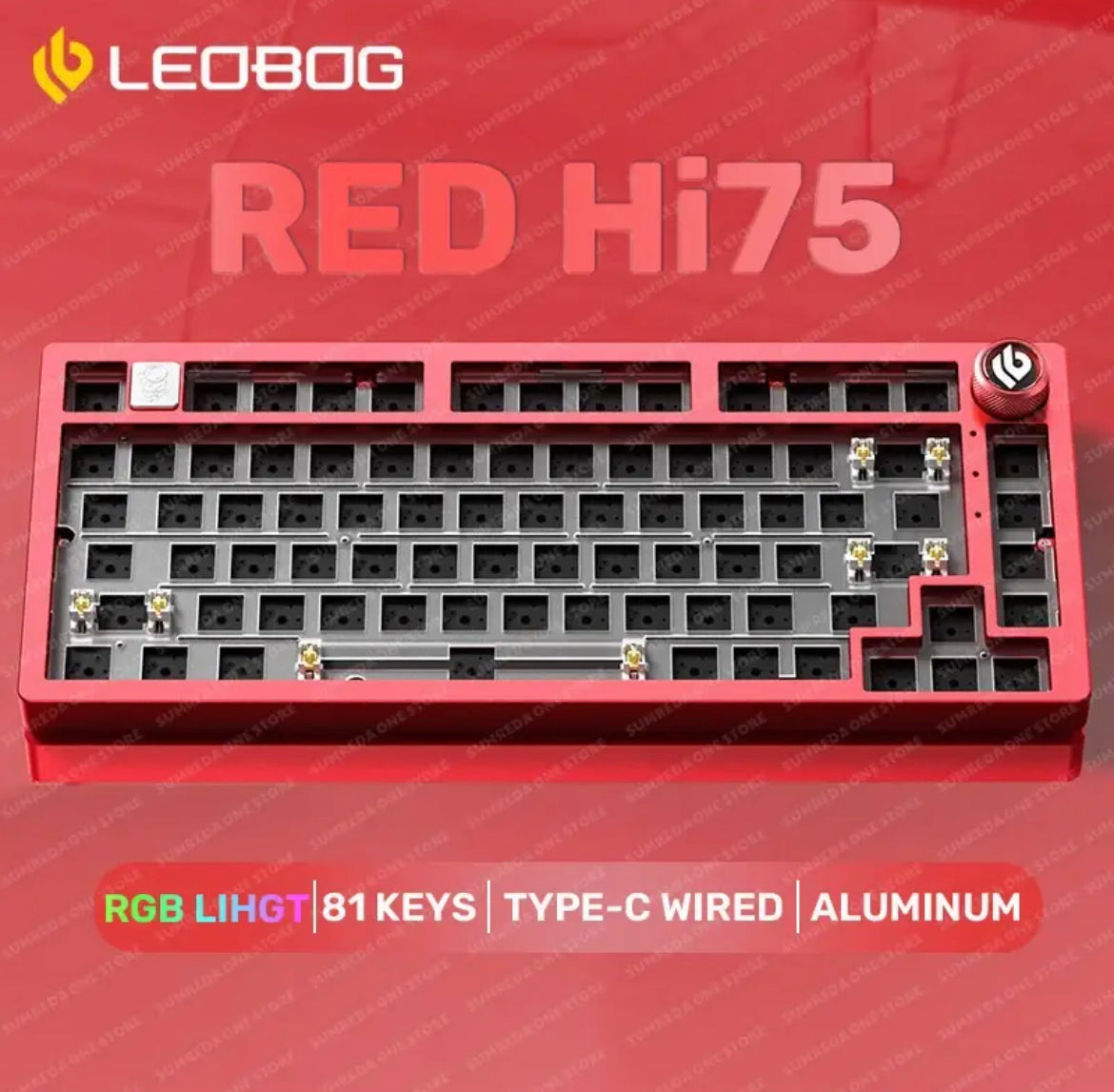 LEOBOG Hi75 Aluminum Alloy Wired Rgb Keyboard Kit