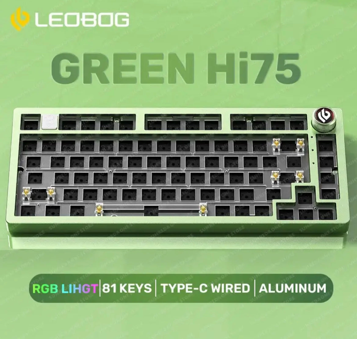 LEOBOG Hi75 Aluminum Alloy Wired Rgb Keyboard Kit – EL3BS7