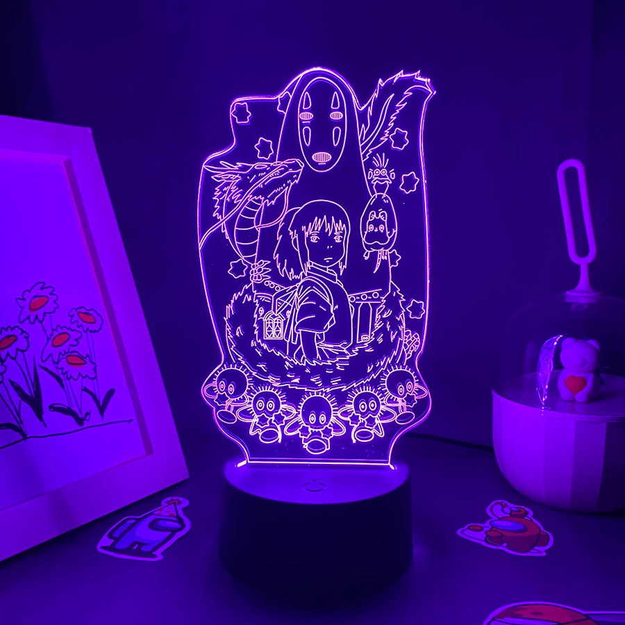 Spirited Away White Dragon Led Night Lights