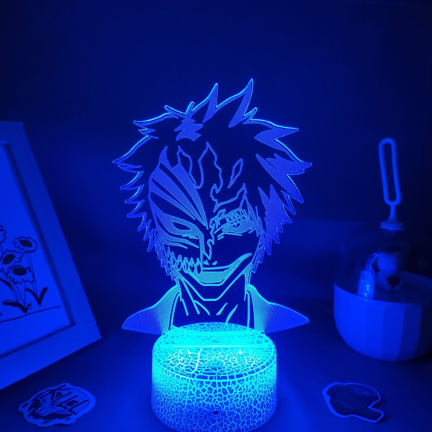 Bleach Figure Kurosaki ichigo Arrancar 3D lamp