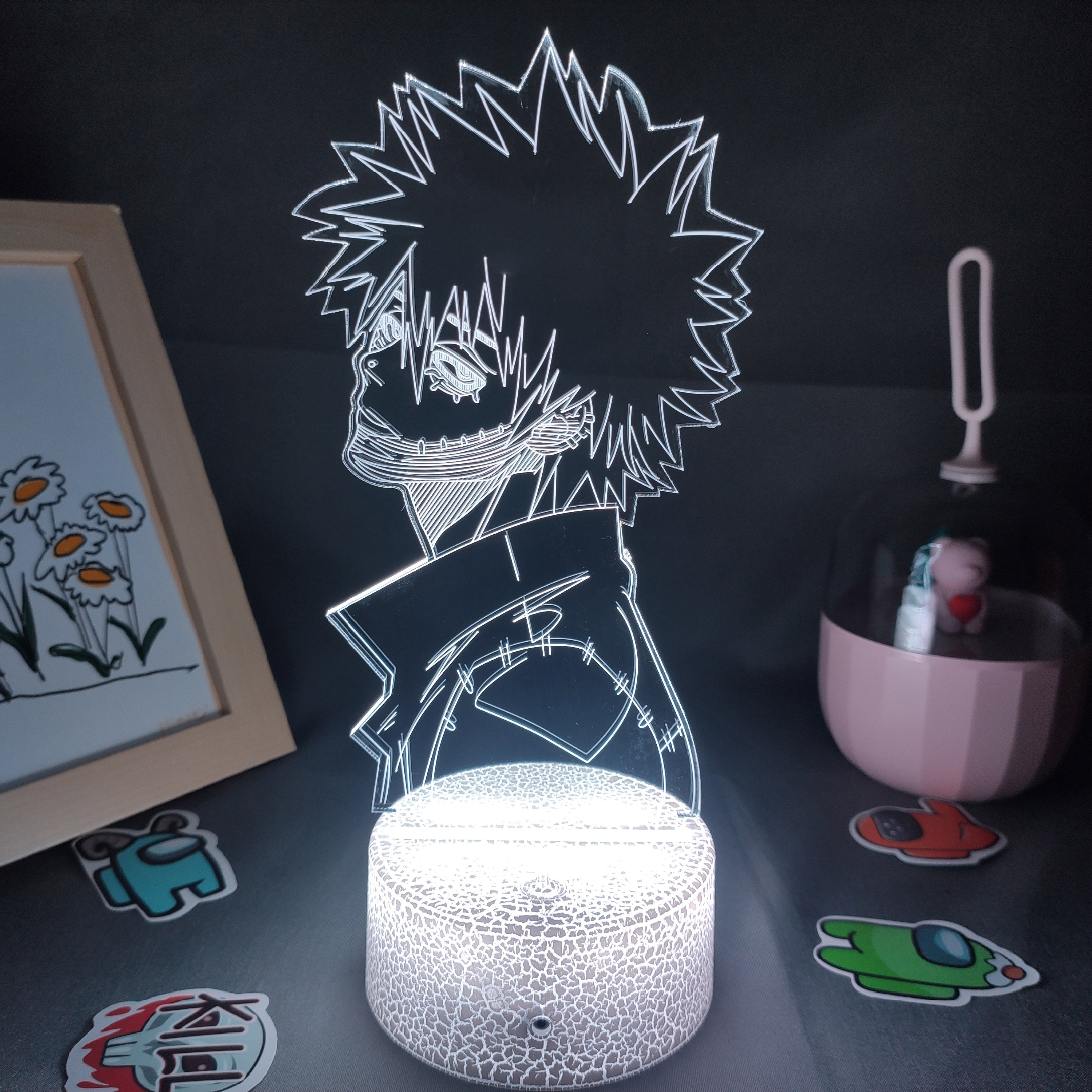 Figure Dabi My Hero 3D Led Night Lights