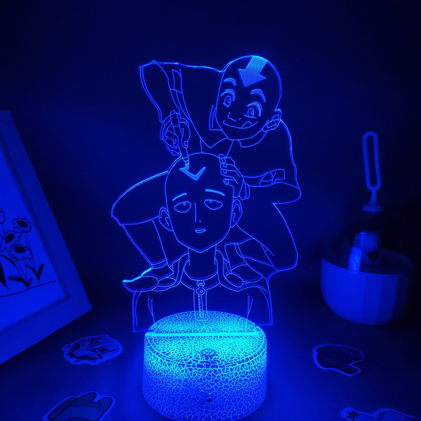 Aang Saitama 3D led Neon Night Light