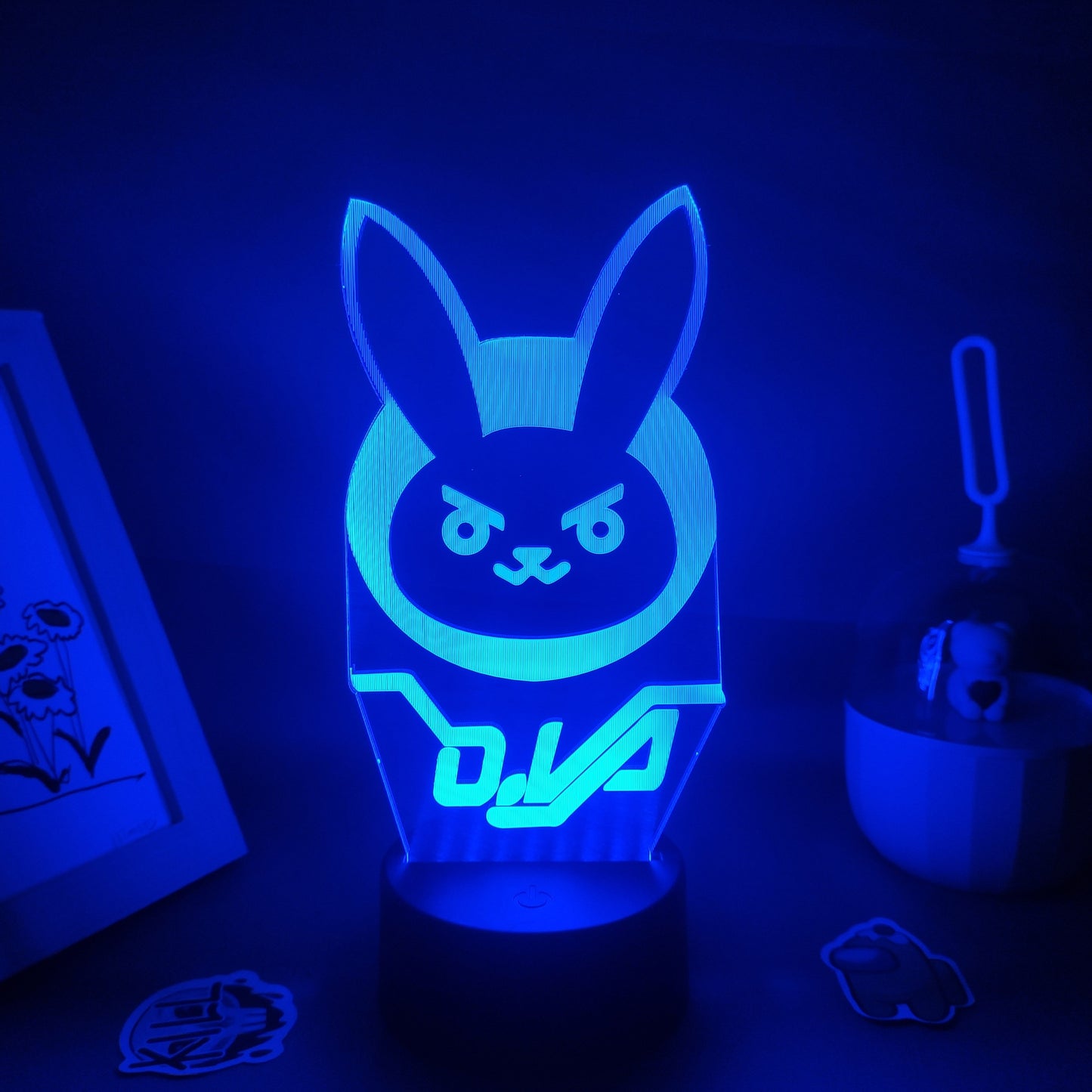 Overwatches OW Game Figure Dva Lamp
