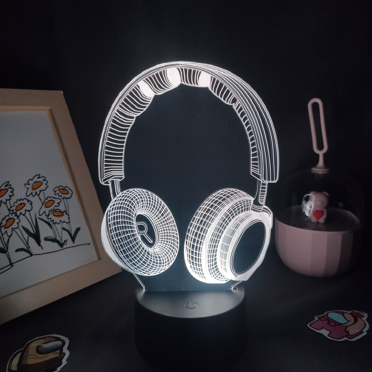 Earphone 3D Lava Lamp