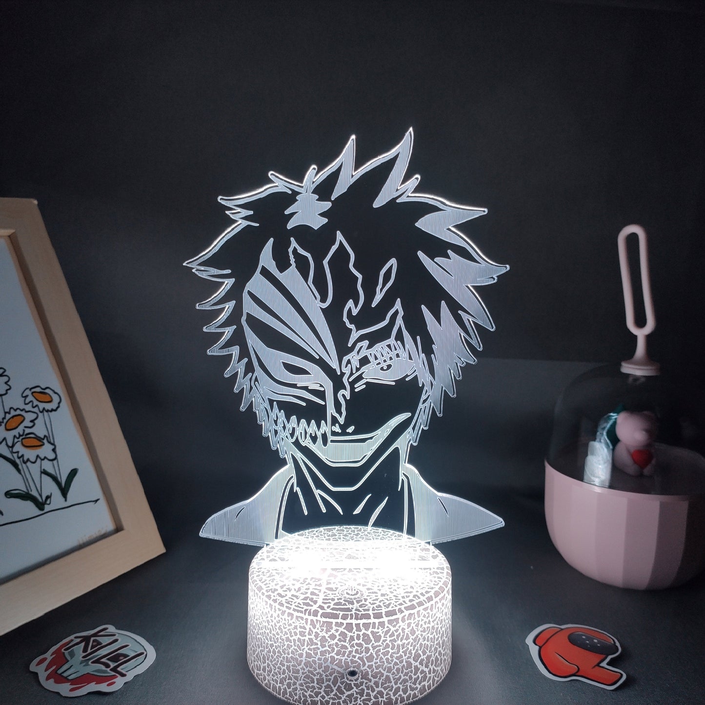 Bleach Figure Kurosaki ichigo Arrancar 3D lamp