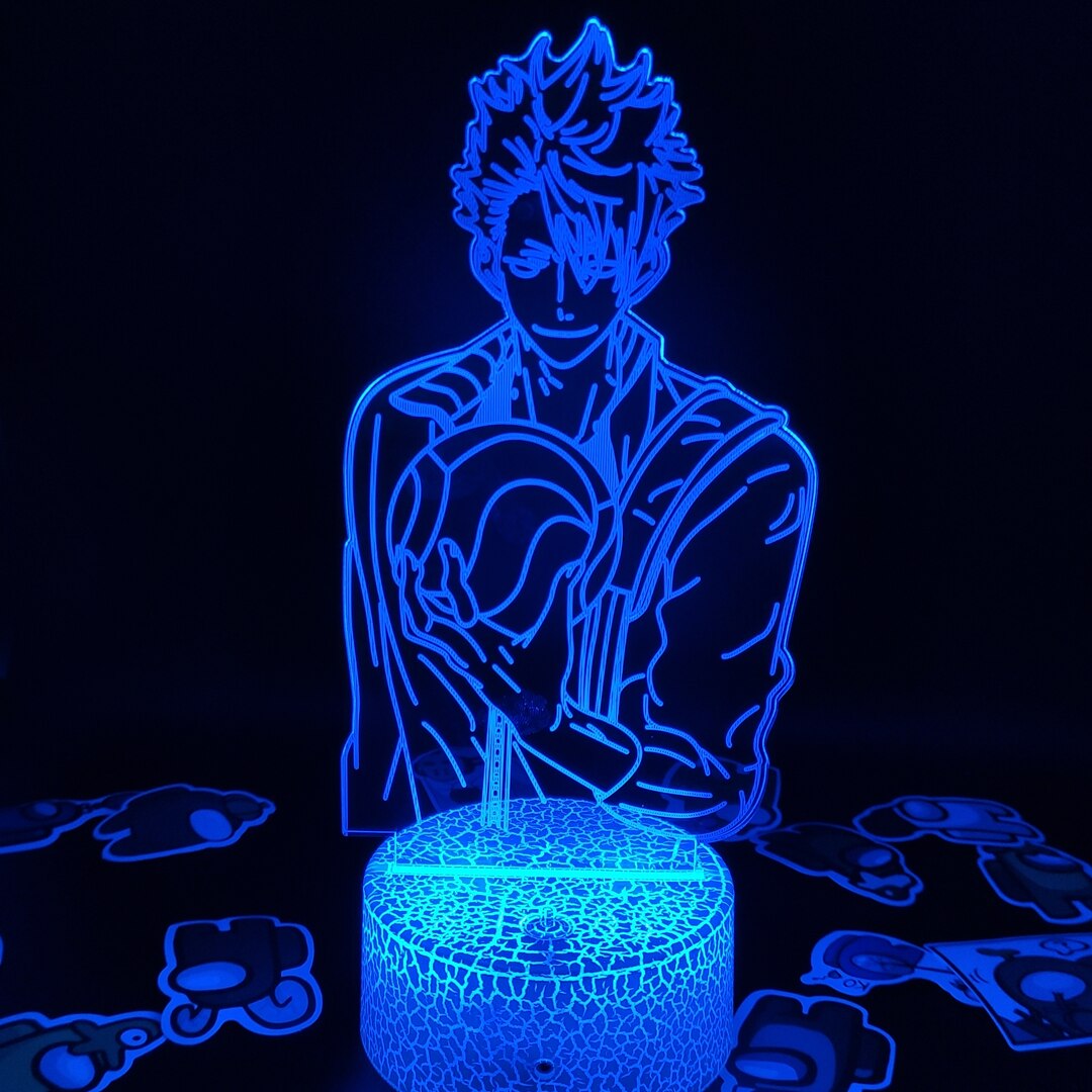 مجسم هايكيو كورو تيتسورو بأضواء ليلية ثلاثية الأبعاد