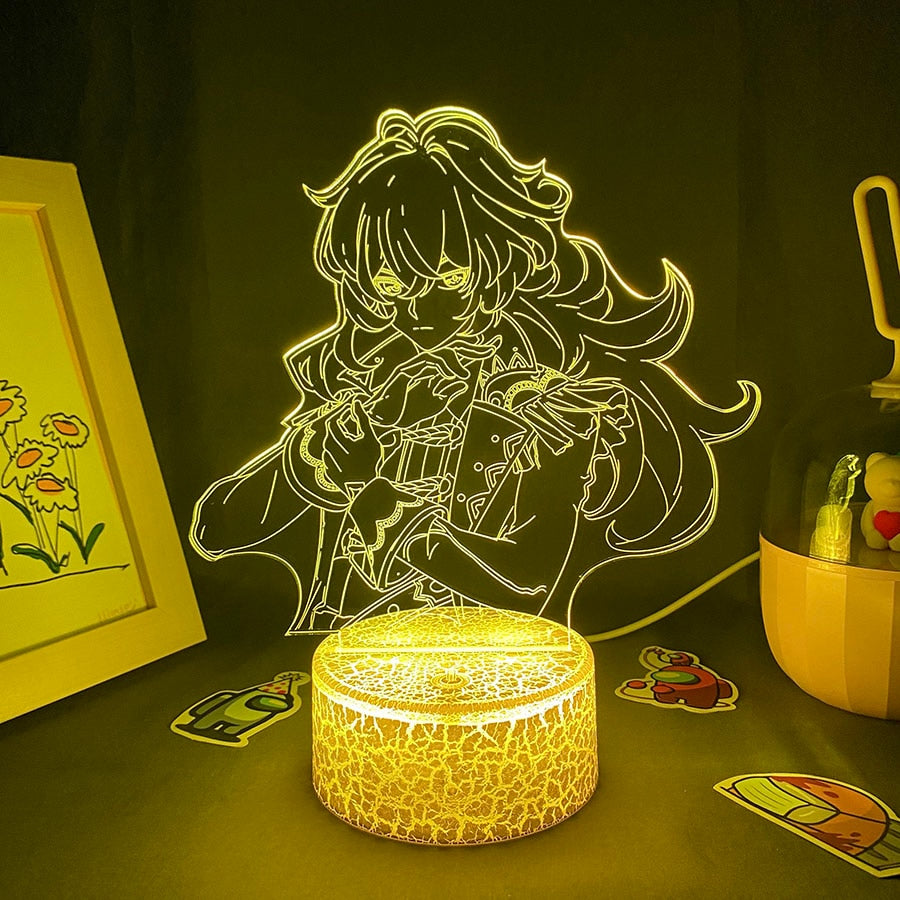 لعبة جينشين إمباكت مجسم ديلوك ضوء ليلي ثلاثي الأبعاد