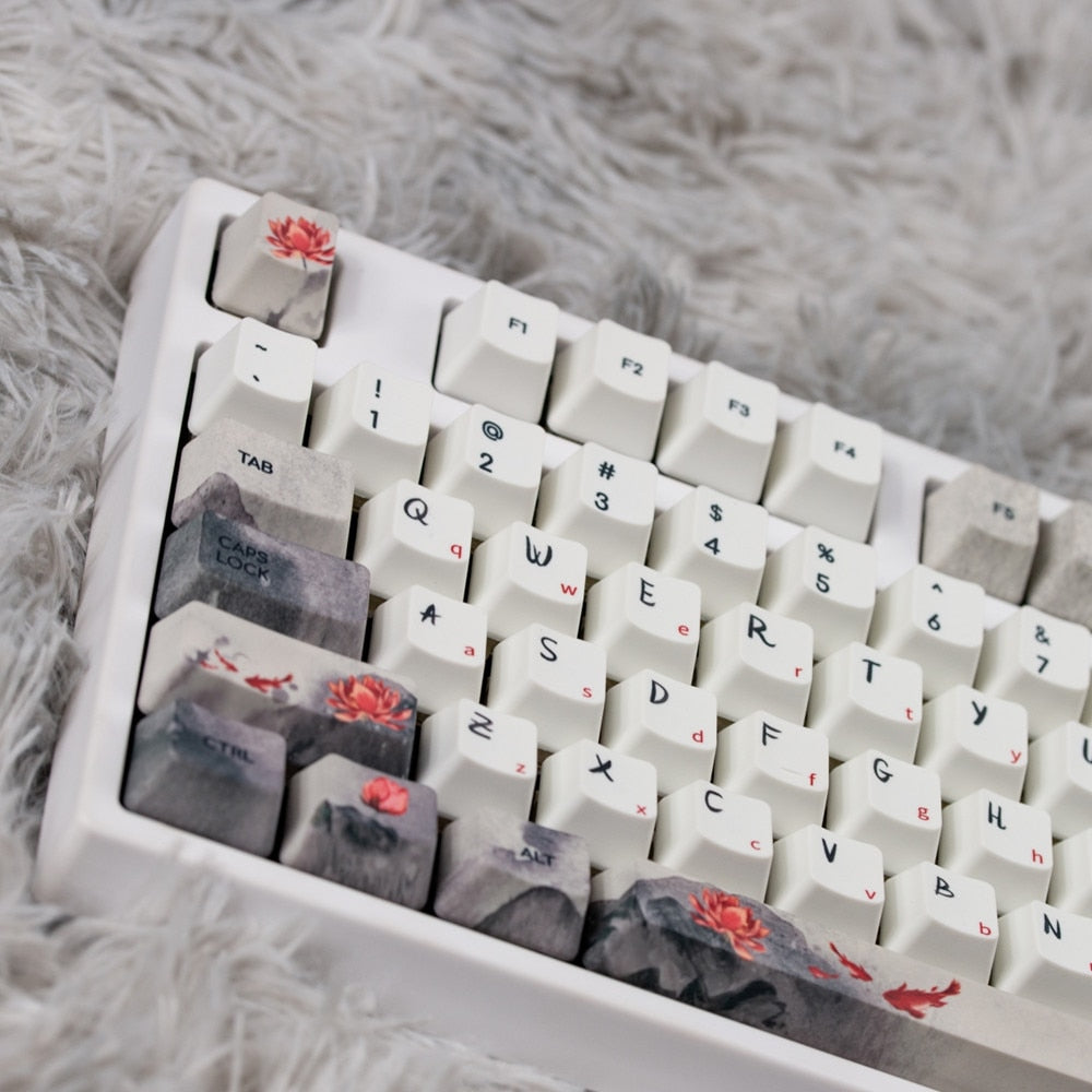 Fine Koi Keycaps PBT 5 Faces OEM Profile Keycaps