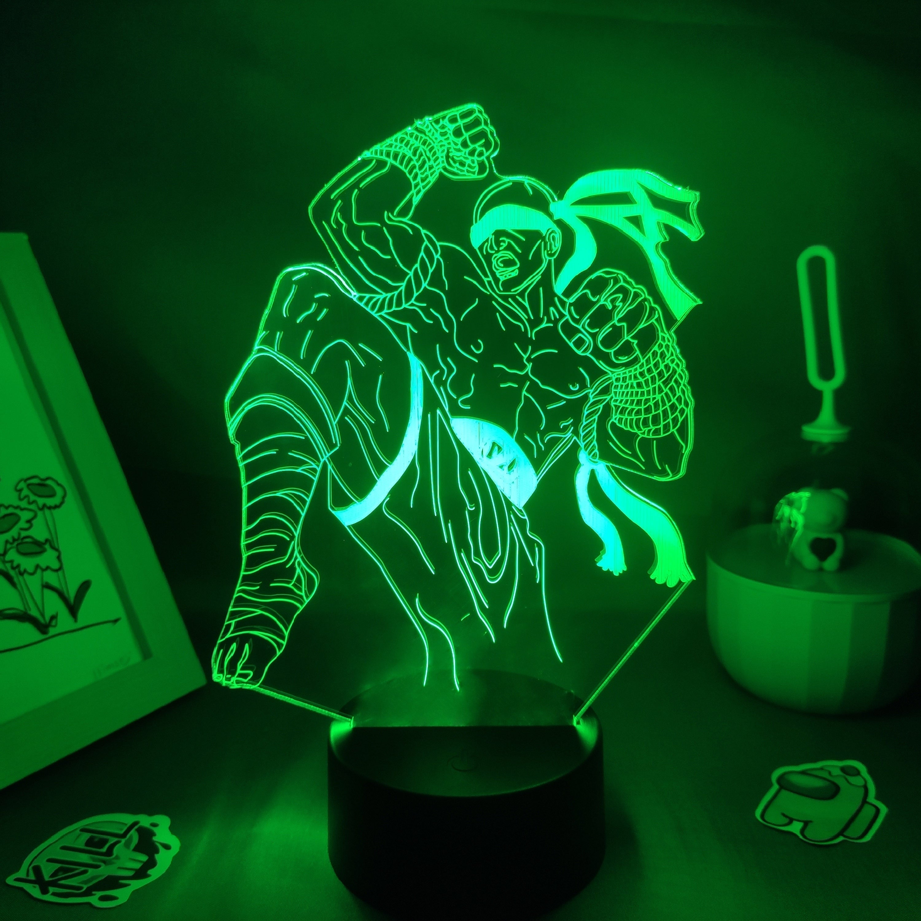 LOL Game Figure The Blind Monk Lee Sin Lamp