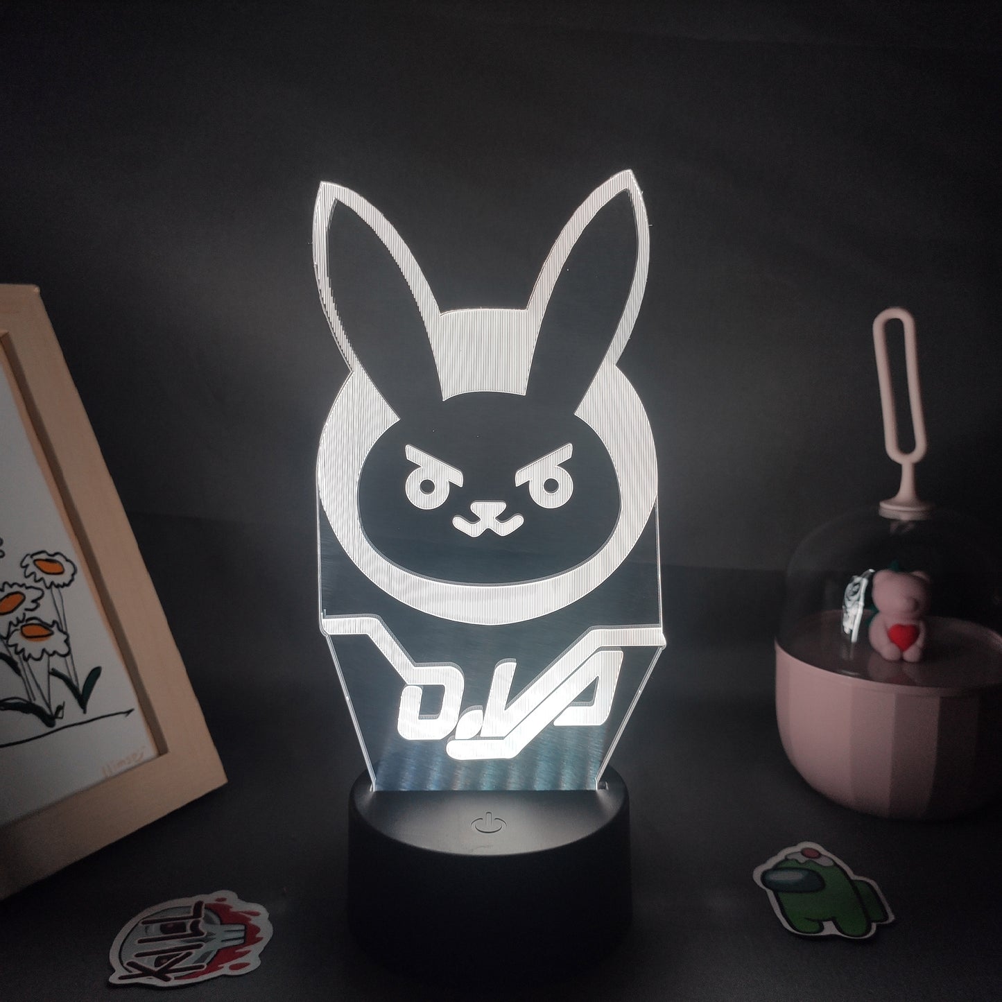 Overwatches OW Game Figure Dva Lamp