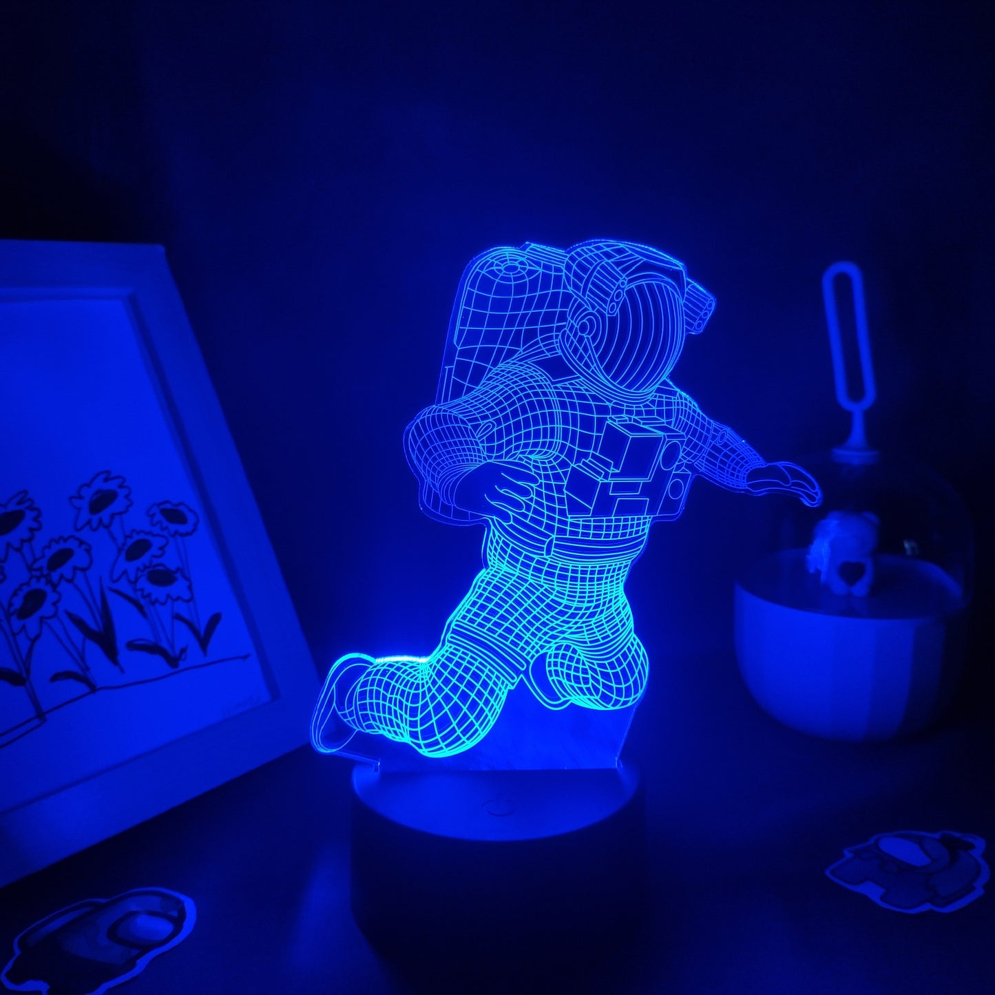 رائد الفضاء رائد الفضاء 3D أضواء الليل