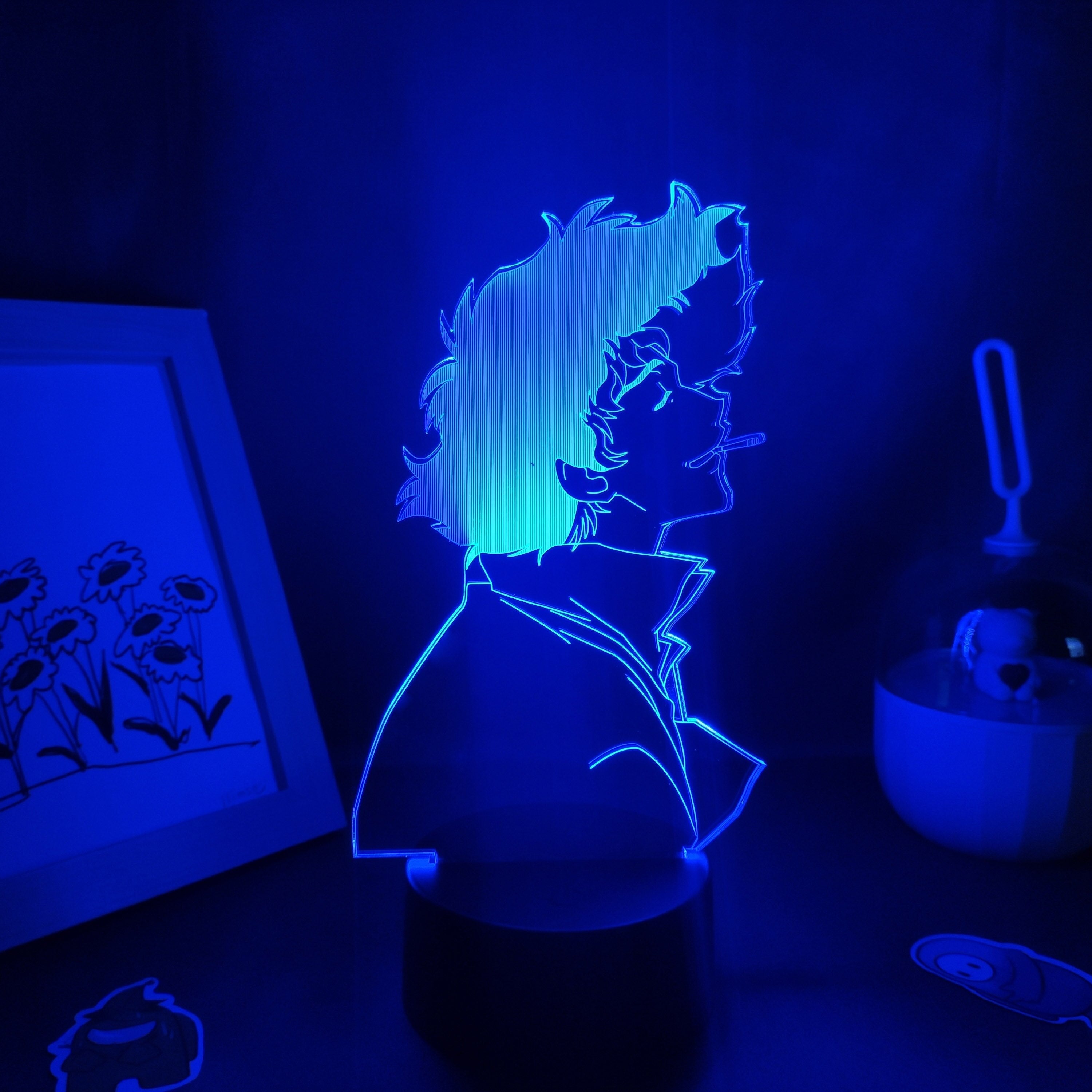 Cowboy Bebop Figures Spike Spiegel 3D Lamps