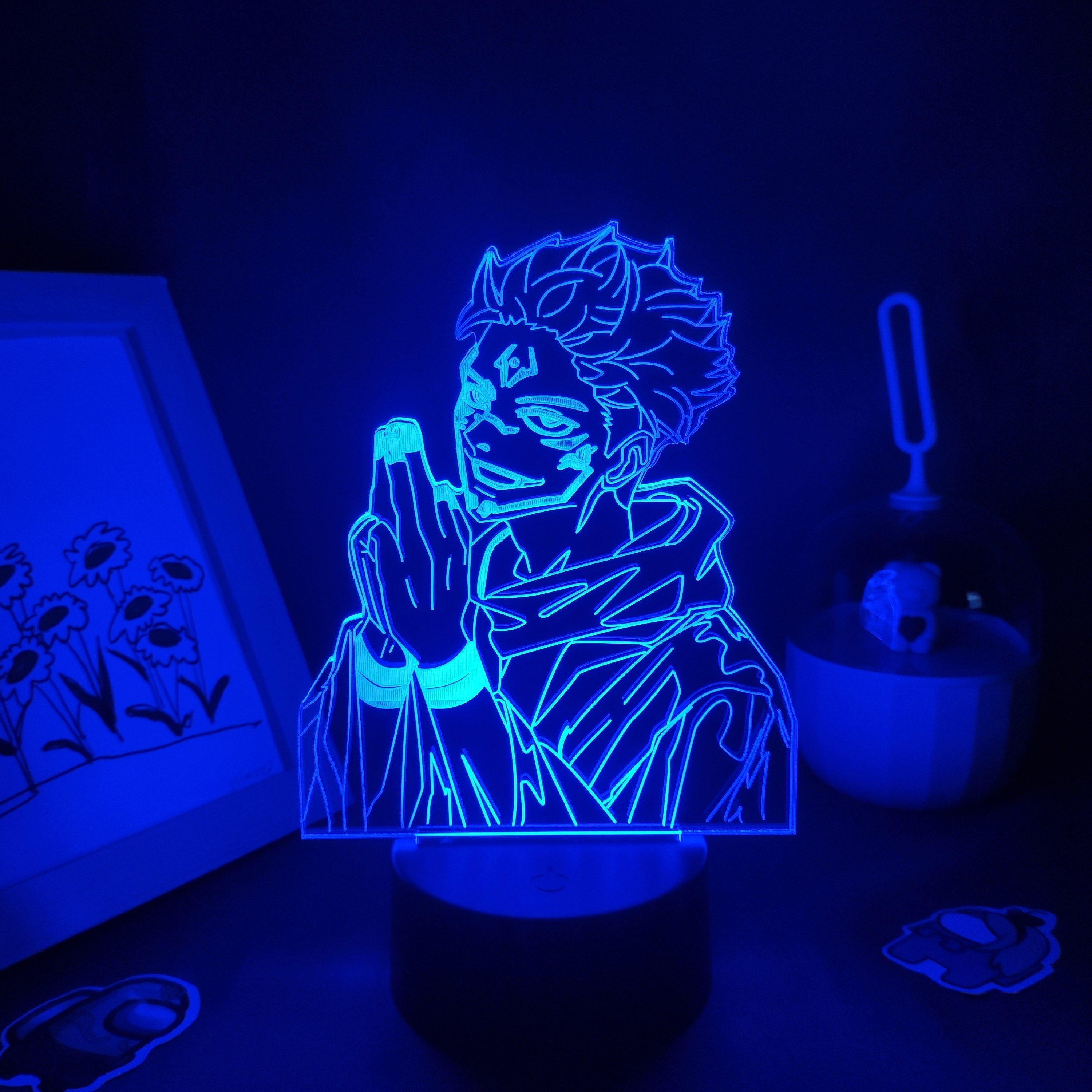 Jujutsu Kaisen Yuji Itadori Ryomen Sukuna Lamp