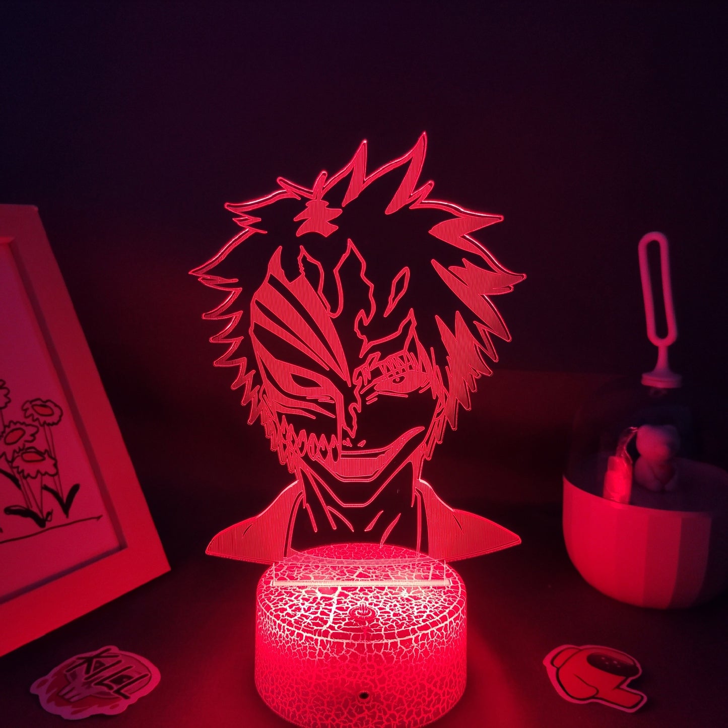 Bleach Figure Kurosaki ichigo Arrancar 3D lamp