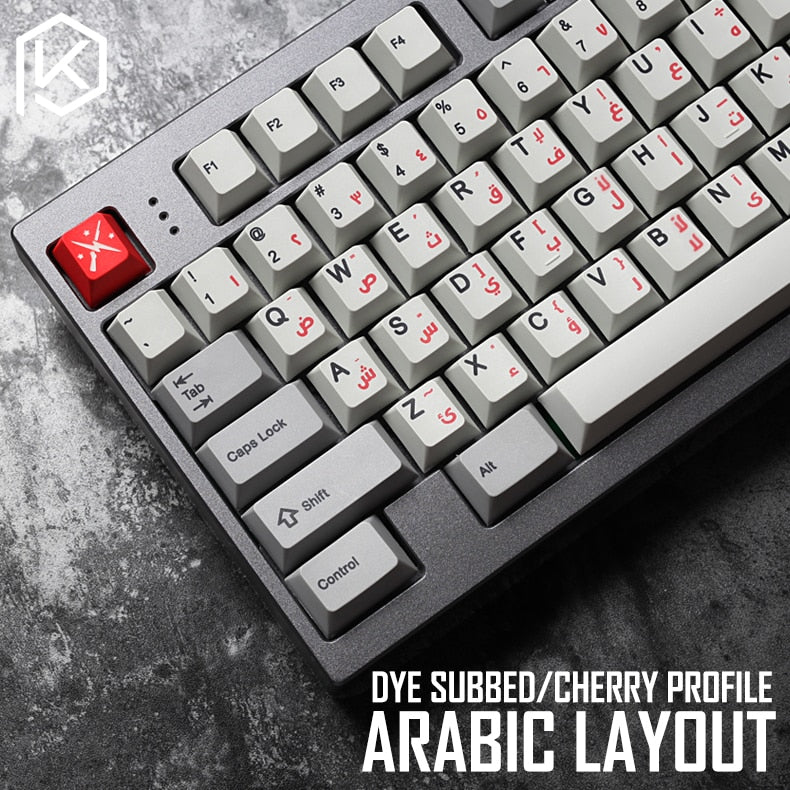أغطية المفاتيح العربية KPR (الحروف فقط)