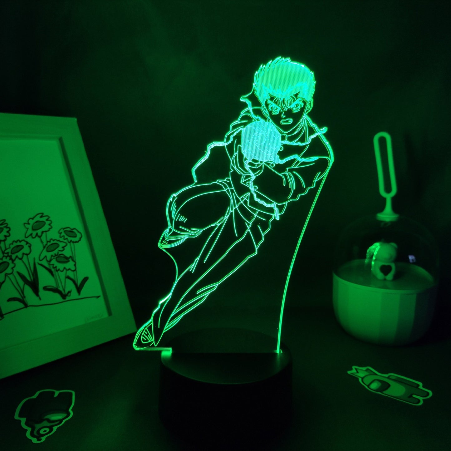 Yu Yu Hakusho Figure RGB Led Neon Battery Night Light