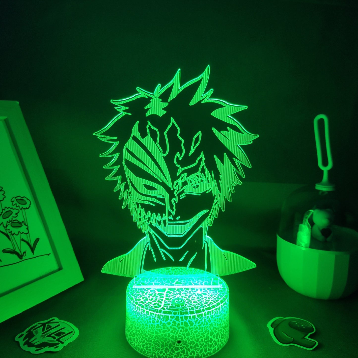 Bleach Figure Kurosaki ichigo Arrancar 3D lamp