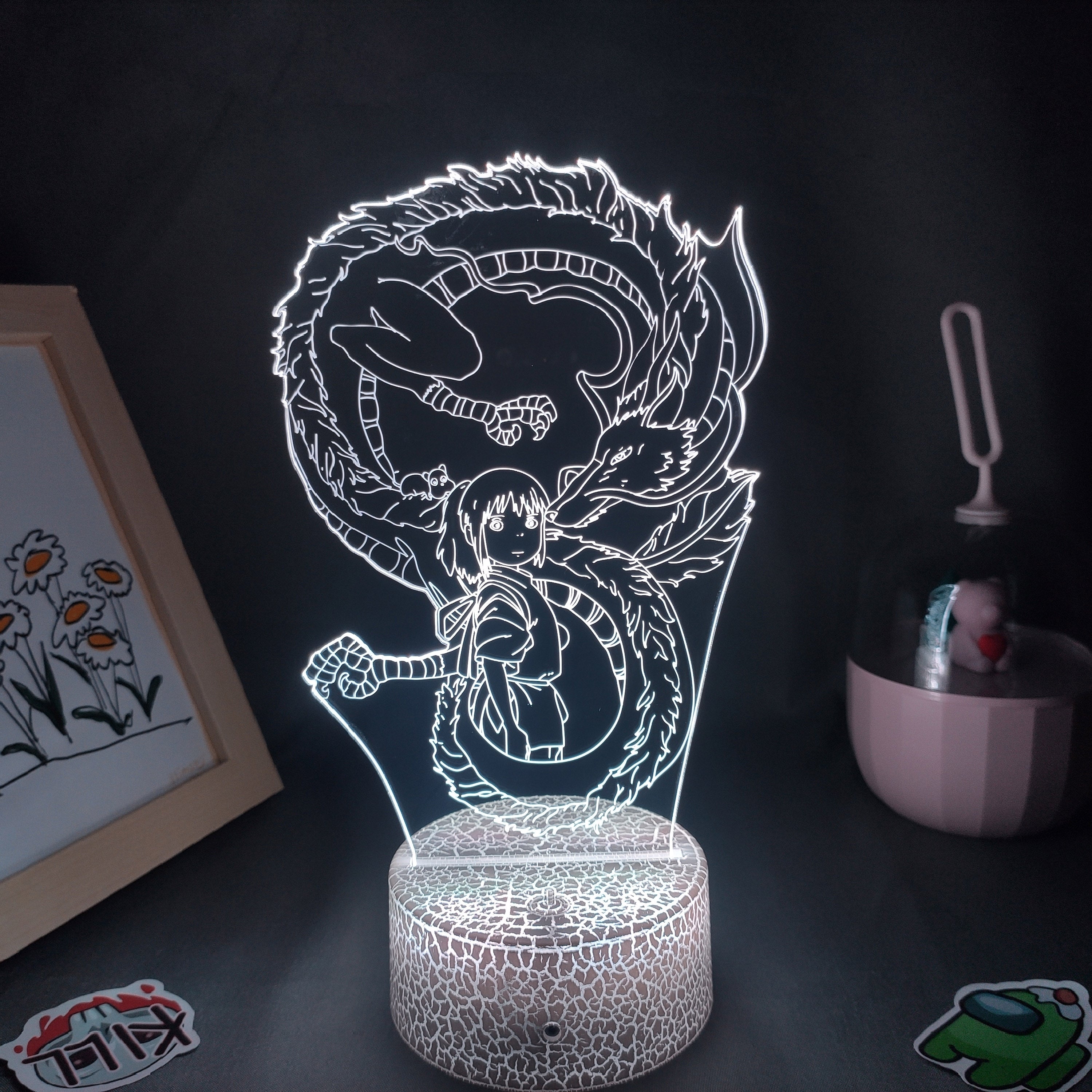 Spirited Away White Dragon Led Neon Night Lights