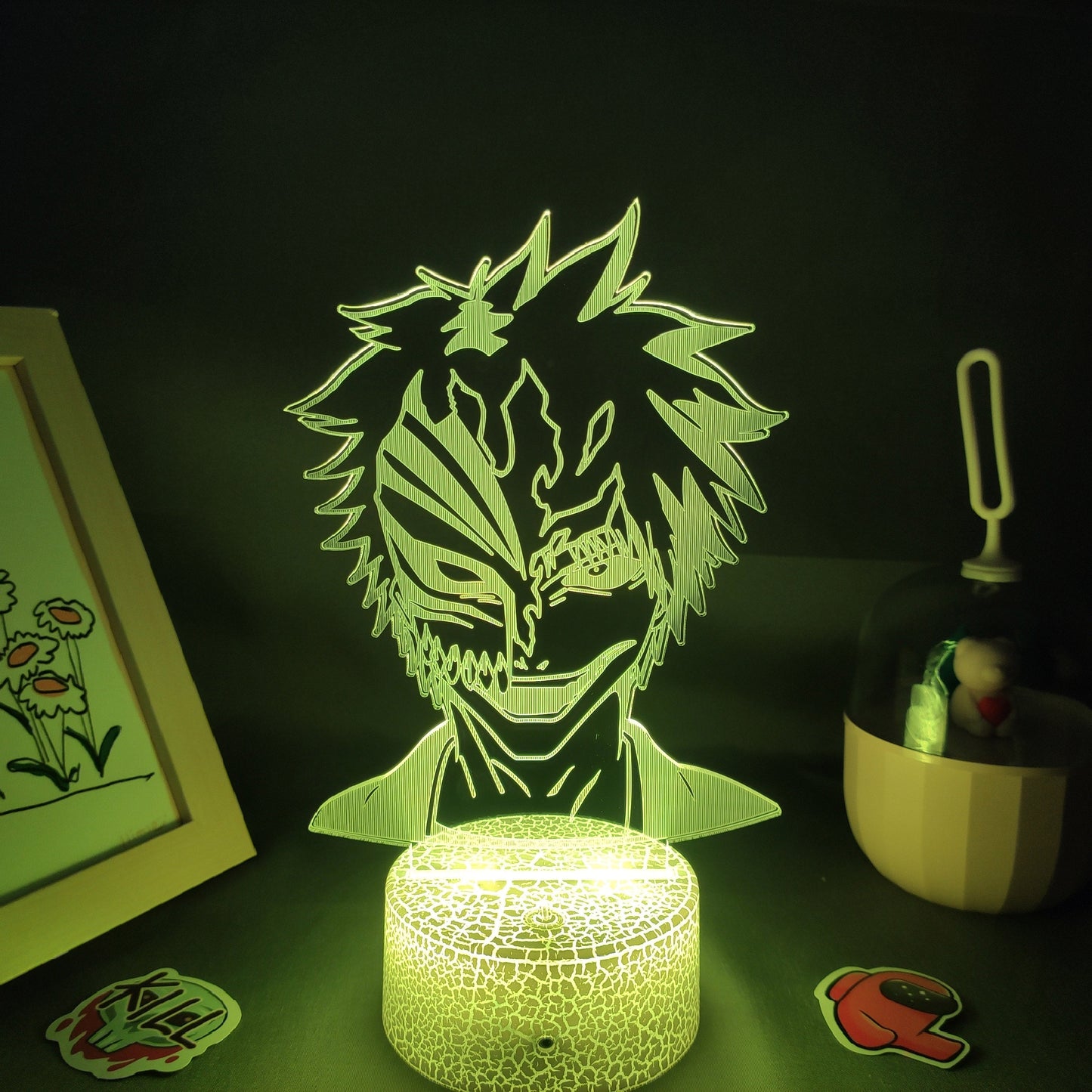 Bleach Figure Kurosaki ichigo Arrancar 3D lamp