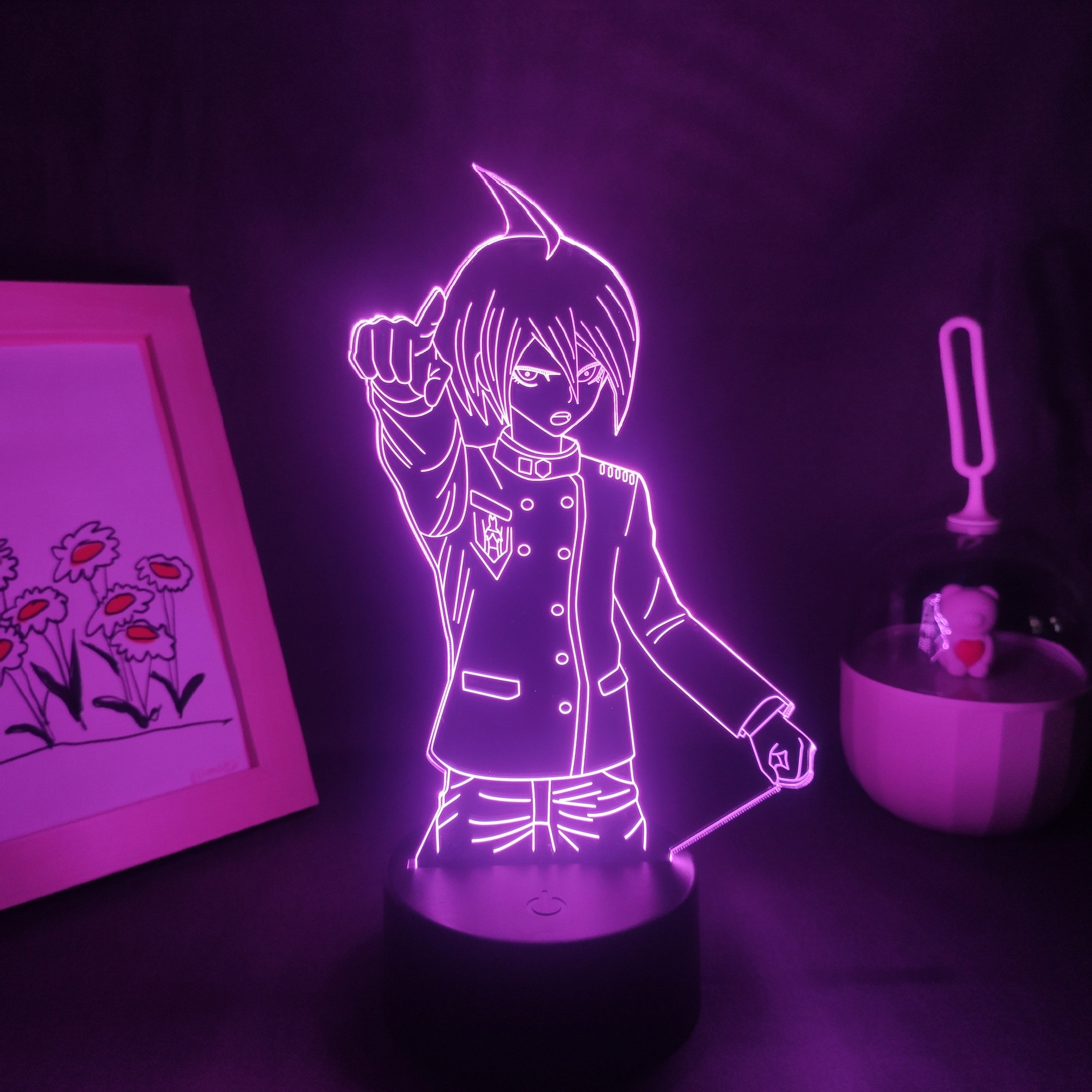 Danganronpa V3 Figure Saihara Shuichi 3D Lamps