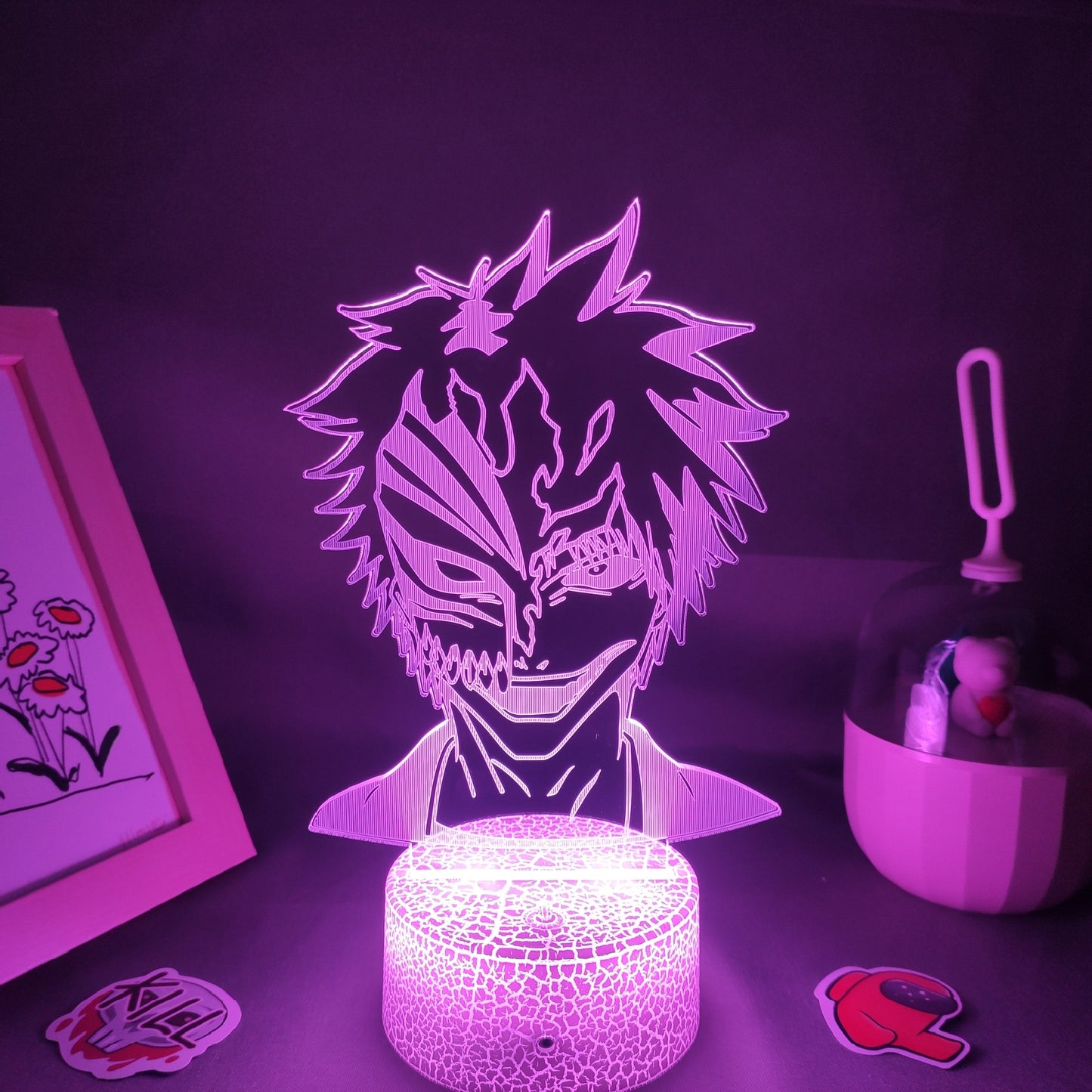 Bleach Figure Kurosaki ichigo Arrancar 3D lamp