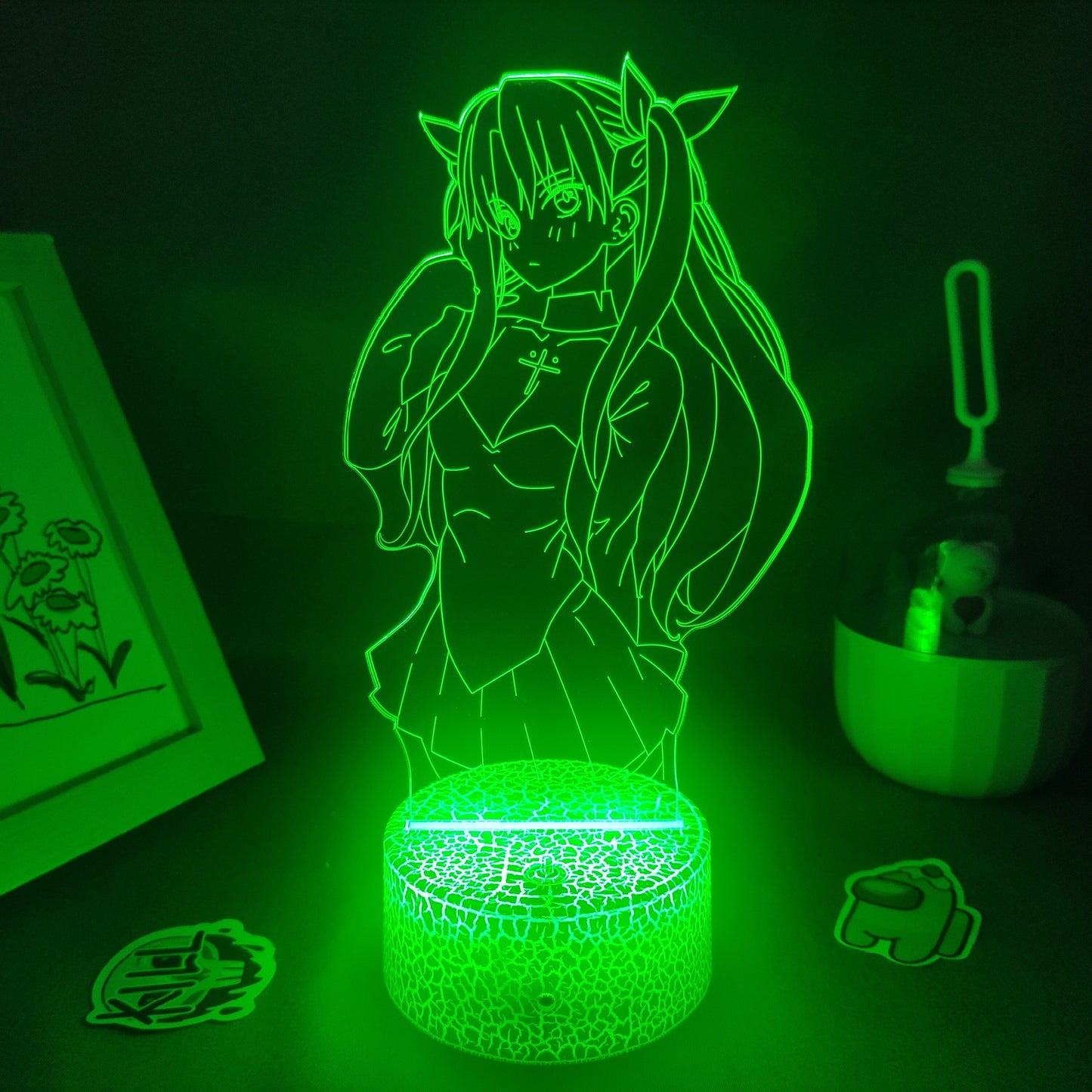 Tohsaka Rin Fate Stay 3D Lava Lamps