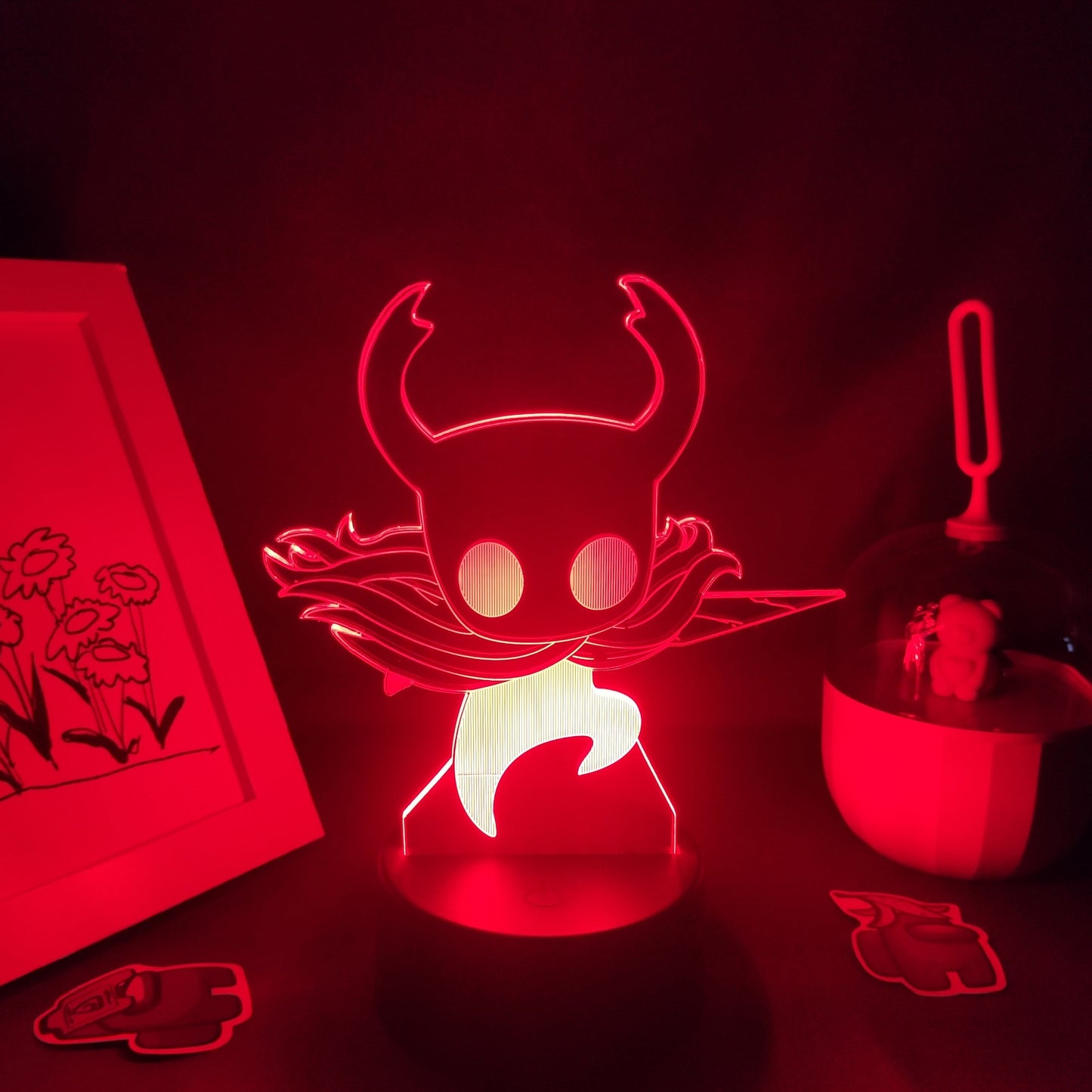 Hollow Knight 3D Neon Night Lights