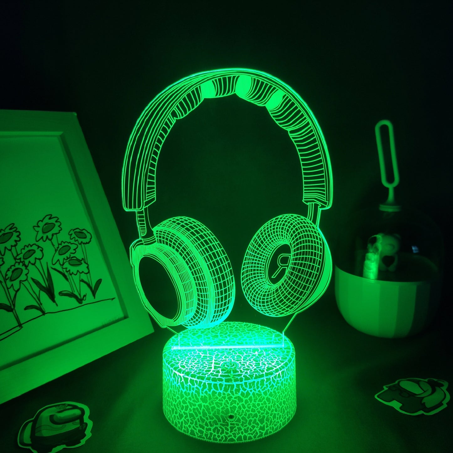 Earphone 3D Lava Lamp