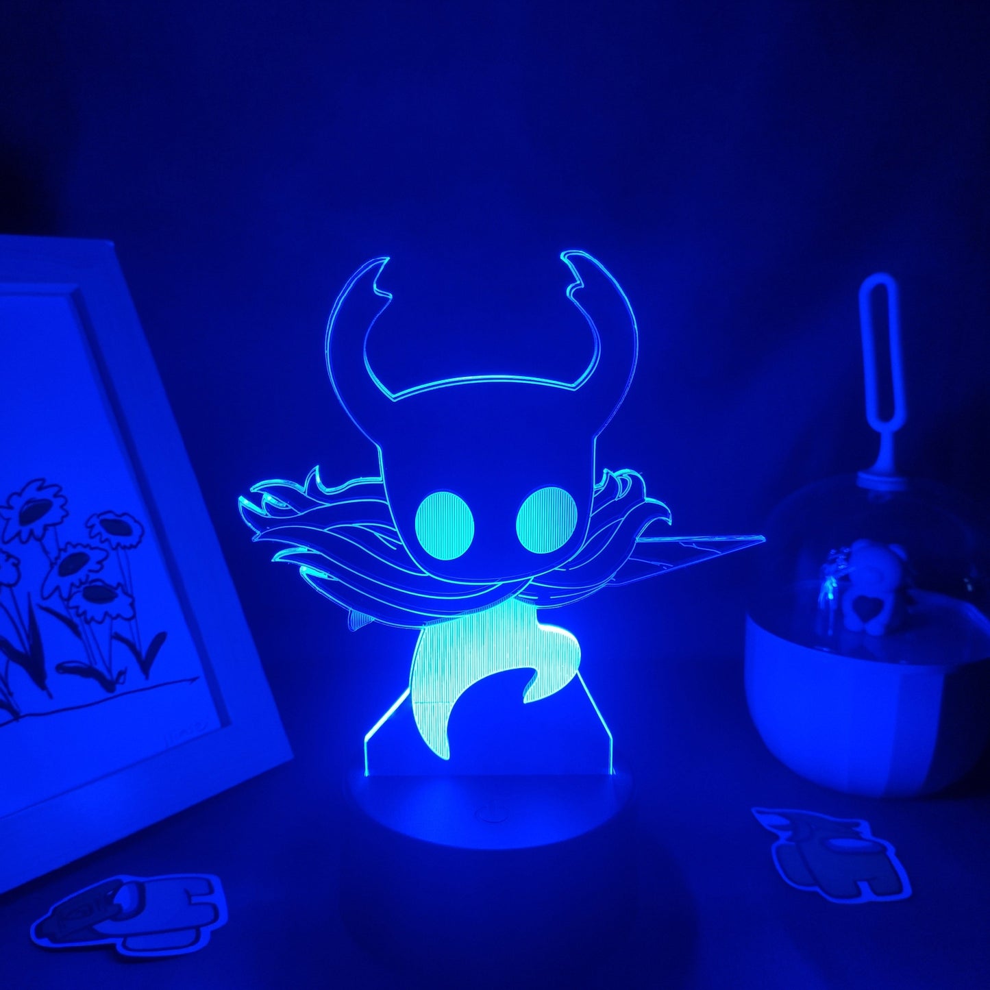 Hollow Knight 3D Neon Night Lights