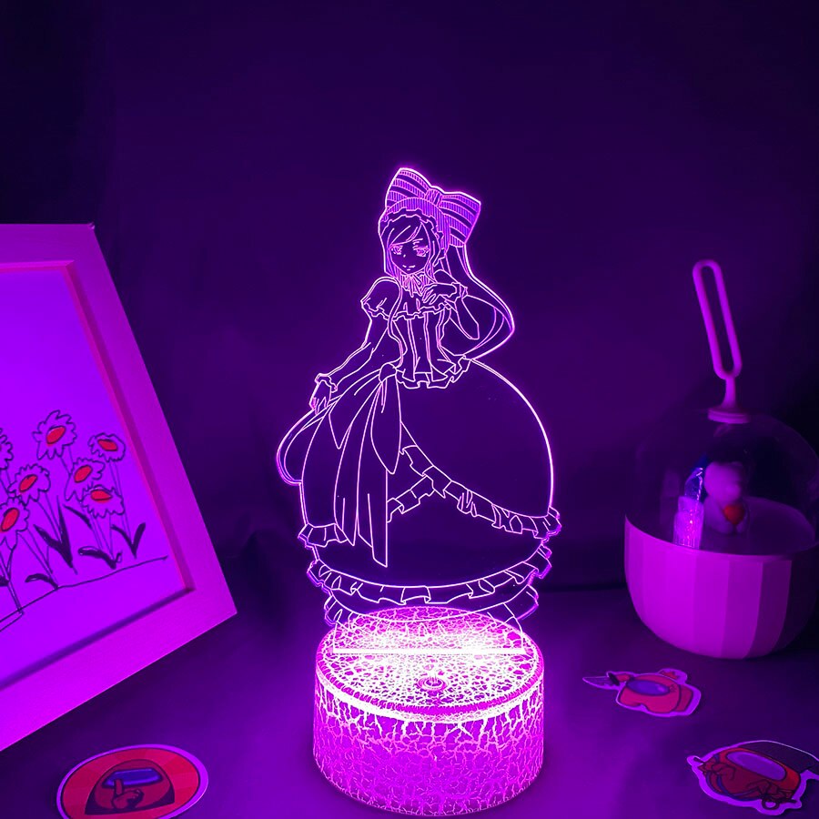 Shalltear Bloodfallen Neon Night Light