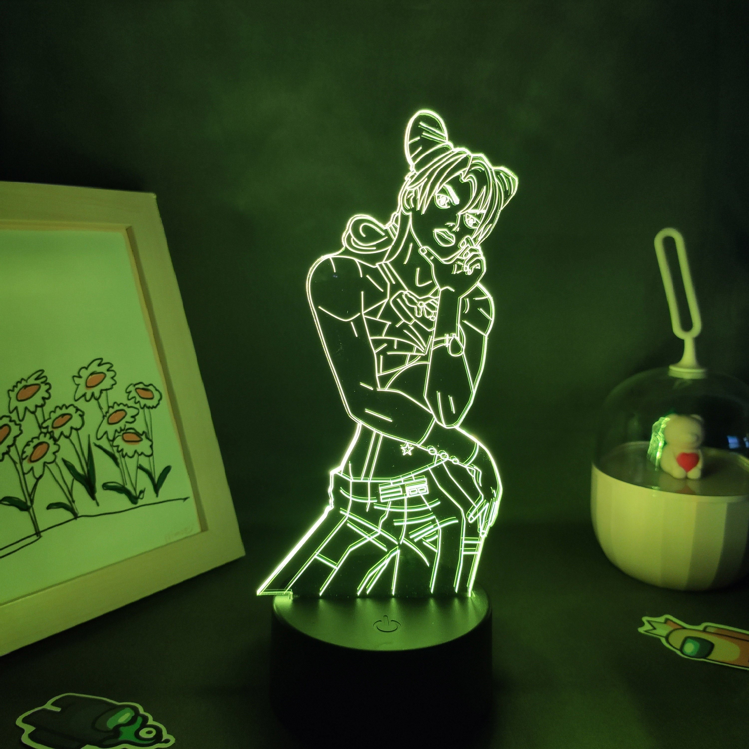 JoJo Bizarre Adventure Figure Jolyne Cujoh 3D Led Lamps