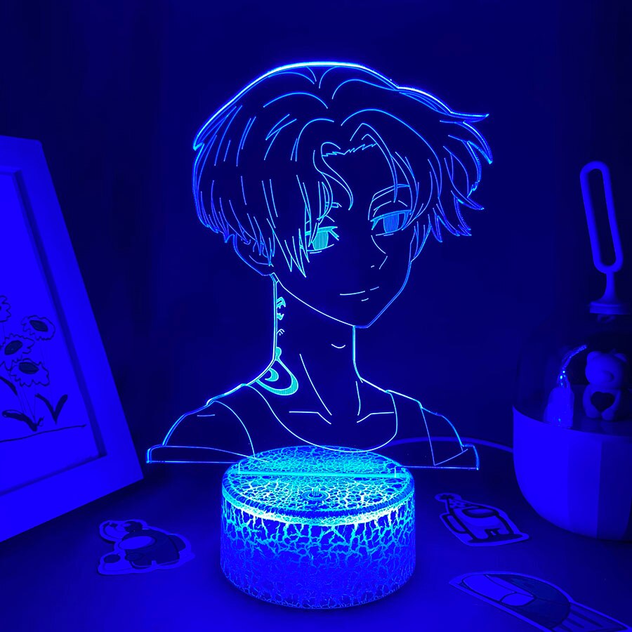 مصباح طوكيو ريفينجرز للبالغين ميكي ثلاثي الأبعاد
