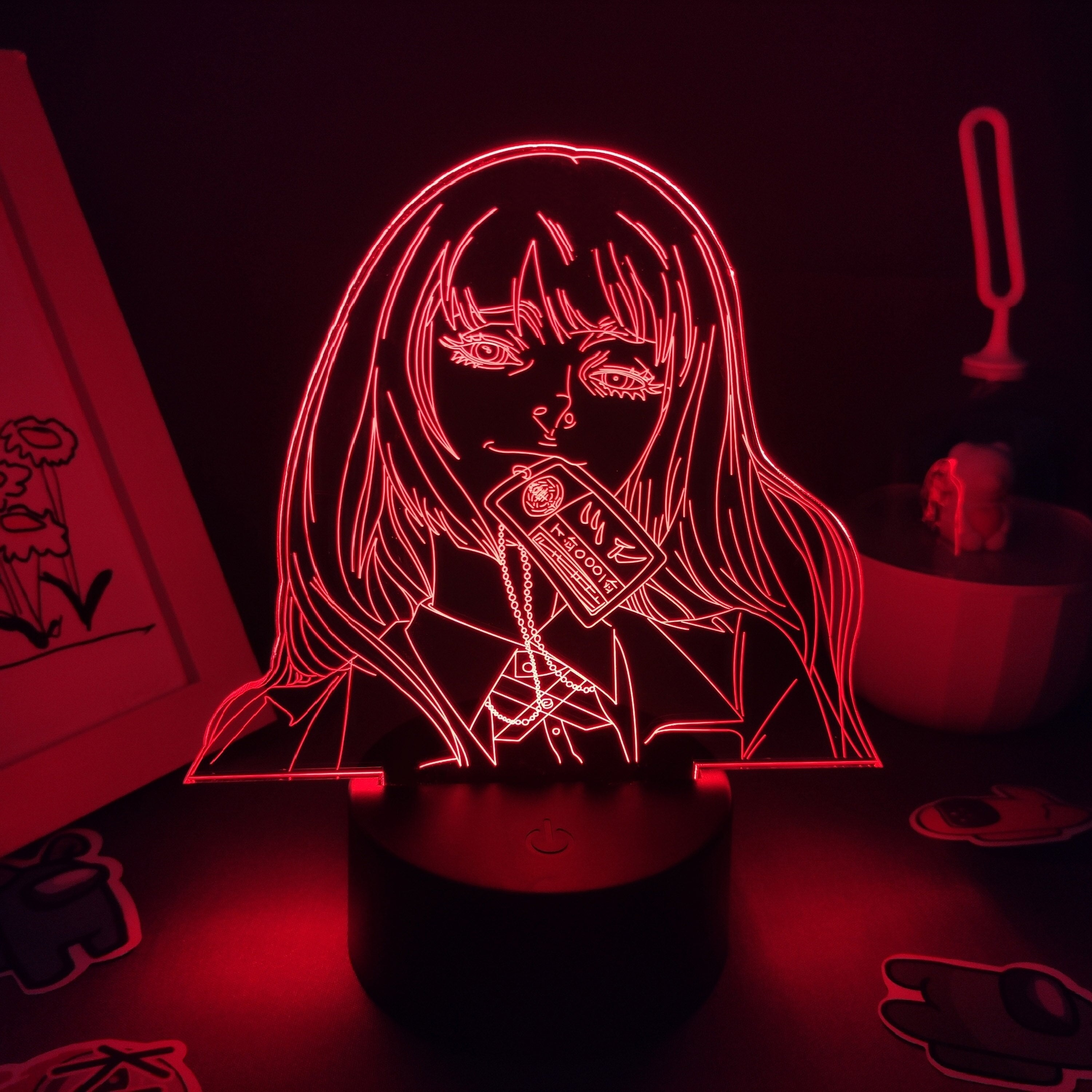 Kakegurui 3D LED RGB Neon Night Lights