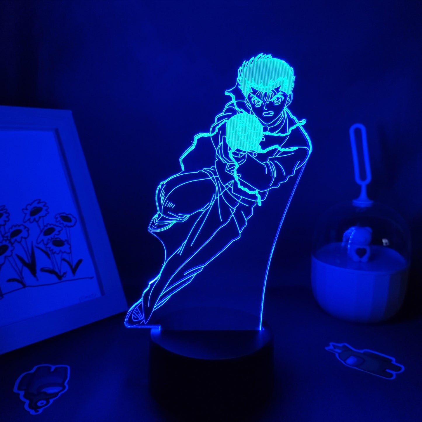 Yu Yu Hakusho Figure RGB Led Neon Battery Night Light
